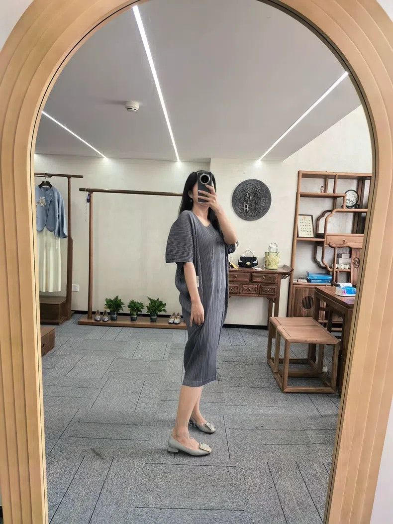Issey Miyake Issey Miyake Dress Size L / US 10 / IT 46 - 6 Thumbnail