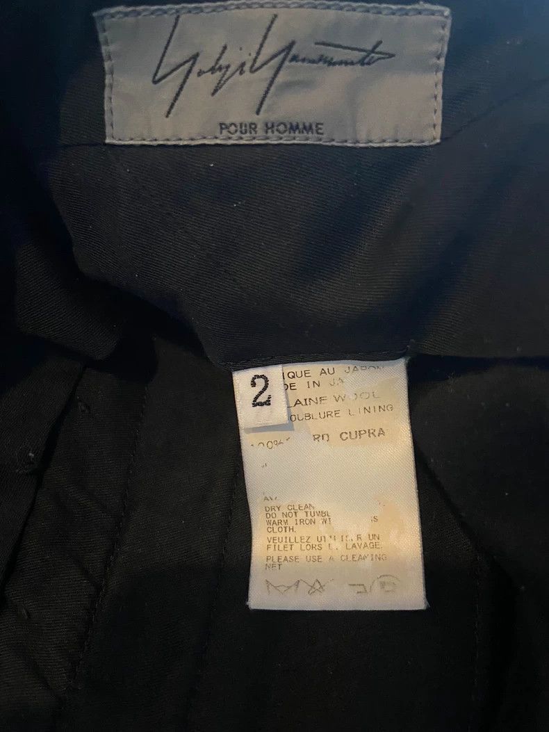 Yohji Yamamoto Yohji Yamamoto Yohji Yamamoto Black Suit Jacket and Pants Size US L / EU 52-54 / 3 - 3 Thumbnail