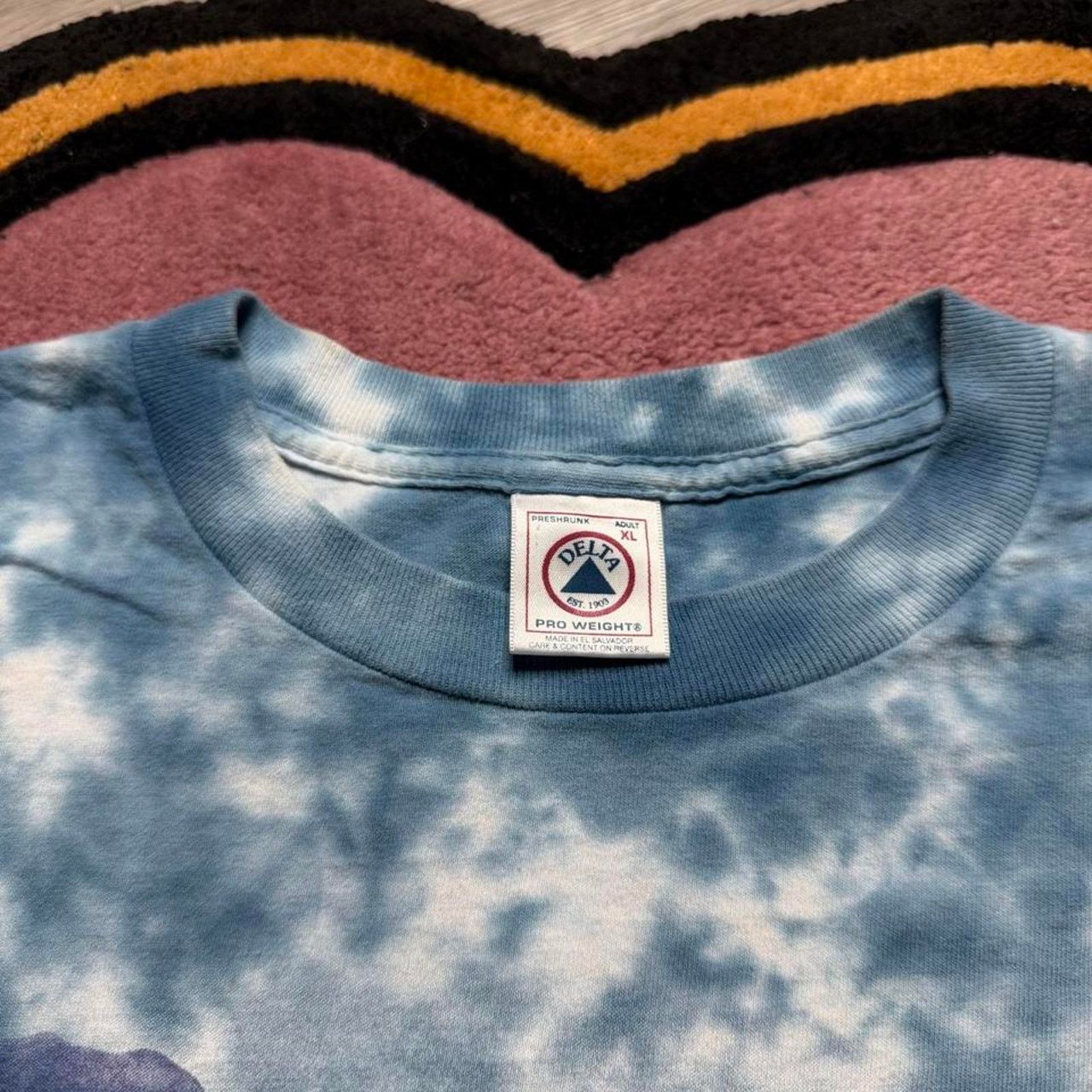 Band Tees × Vintage Vintage 90’s The Beatles Tie Dye Graphic Logo T-shirt XL Size US XL / EU 56 / 4 - 4 Thumbnail