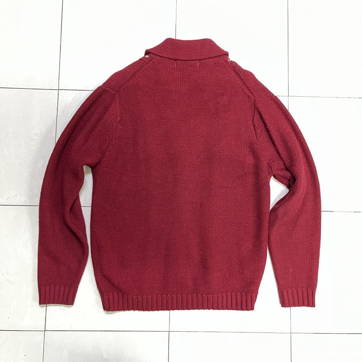 Aran Isles Knitwear × Japanese Brand Vintage Cashmilon Stripe Knit Cardigan Size US S / EU 44-46 / 1 - 8 Thumbnail