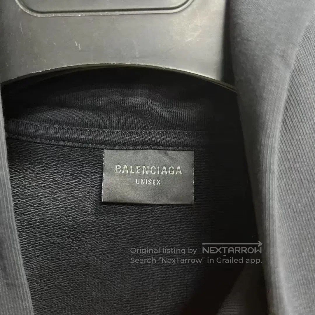 Balenciaga Balenciaga Letter Number Print Hooded Sweatshirt. Size US L / EU 52-54 / 3 - 2 Thumbnail