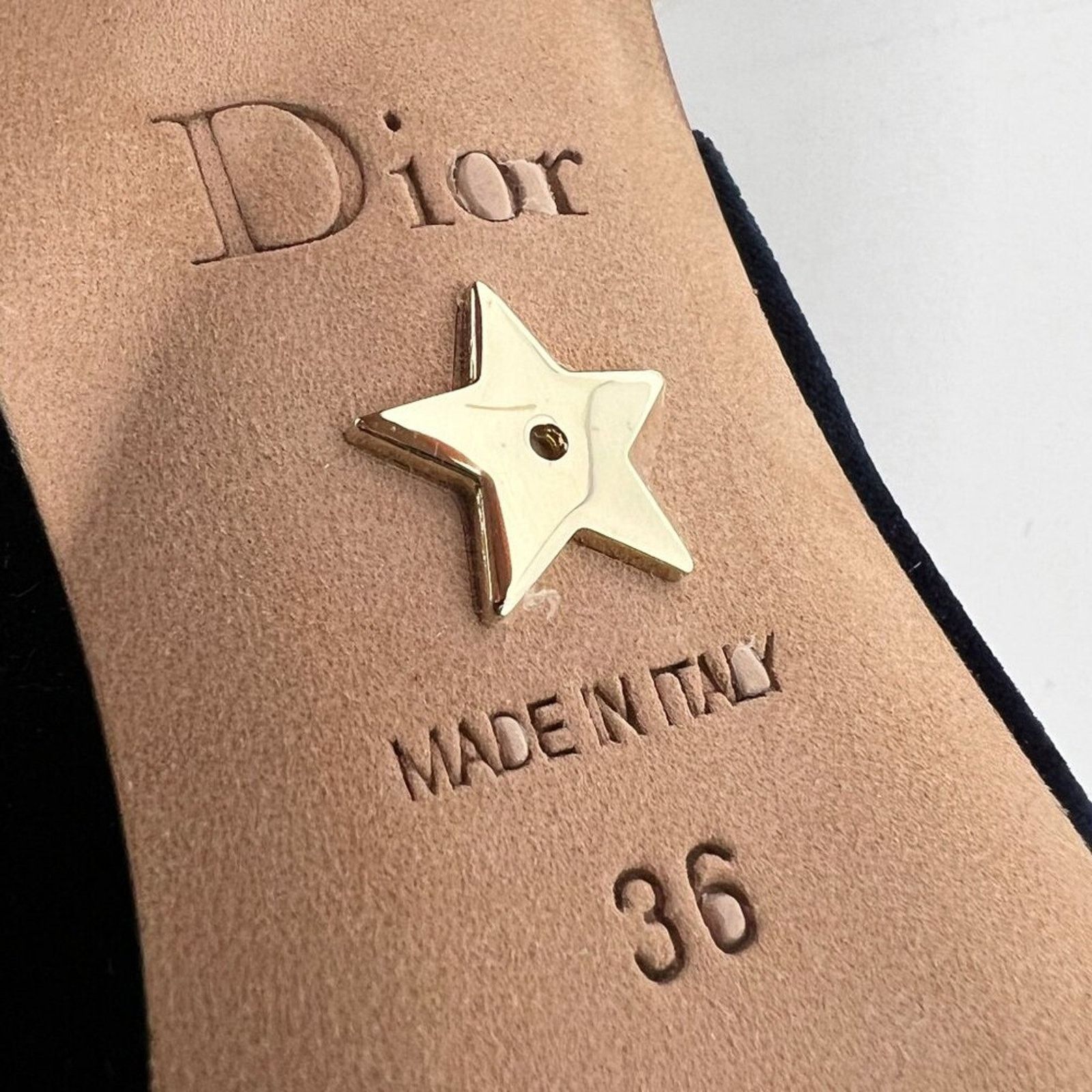 Dior Dior J'Adior Blue Velvet Slingback Pumps with Logo Straps Size US 6 / IT 36 - 7 Thumbnail