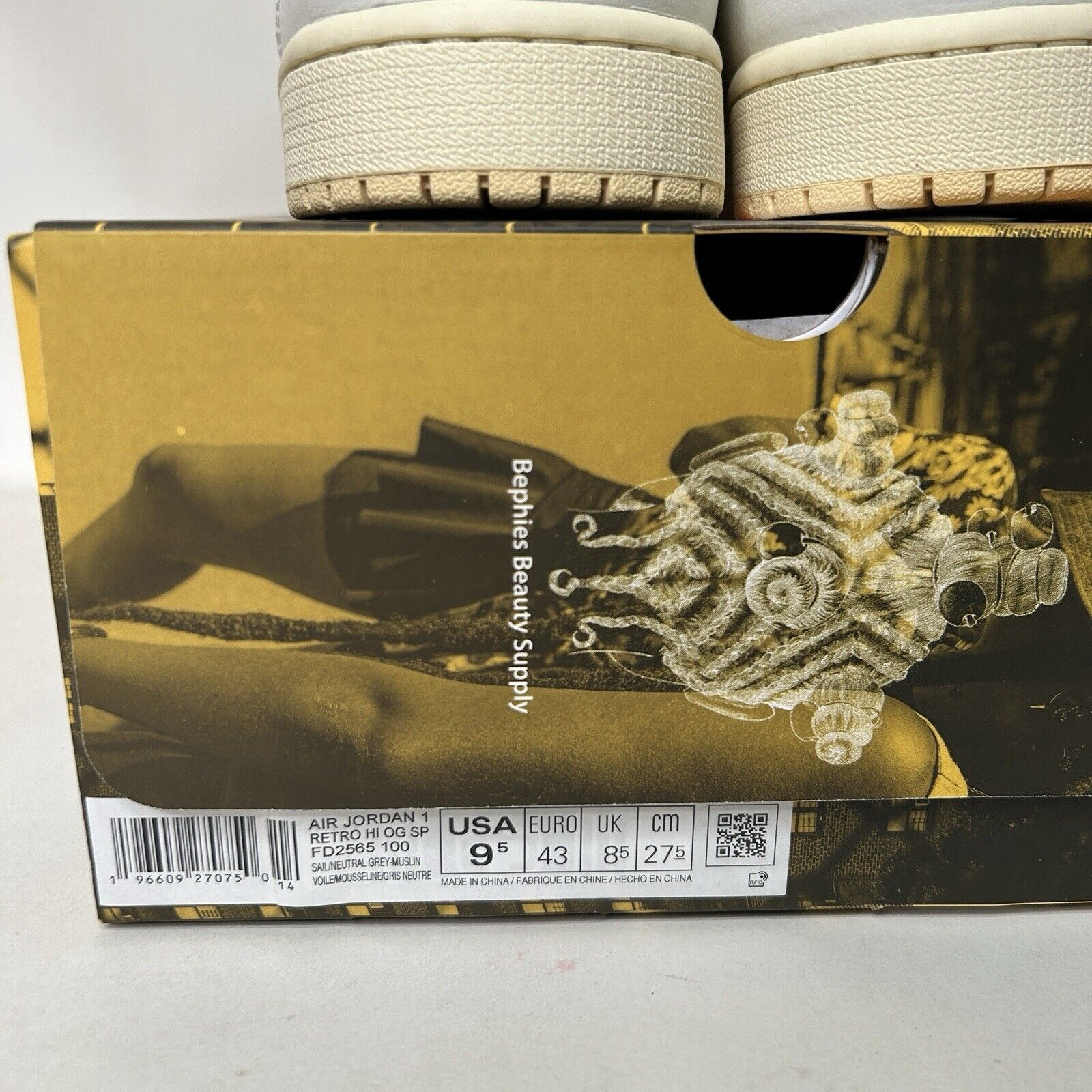 Jordan Brand Union LA x BSS x Nike Air Jordan 1 Retro OG “Summer Of 96” Size US 9.5 / EU 42-43 - 5 Thumbnail