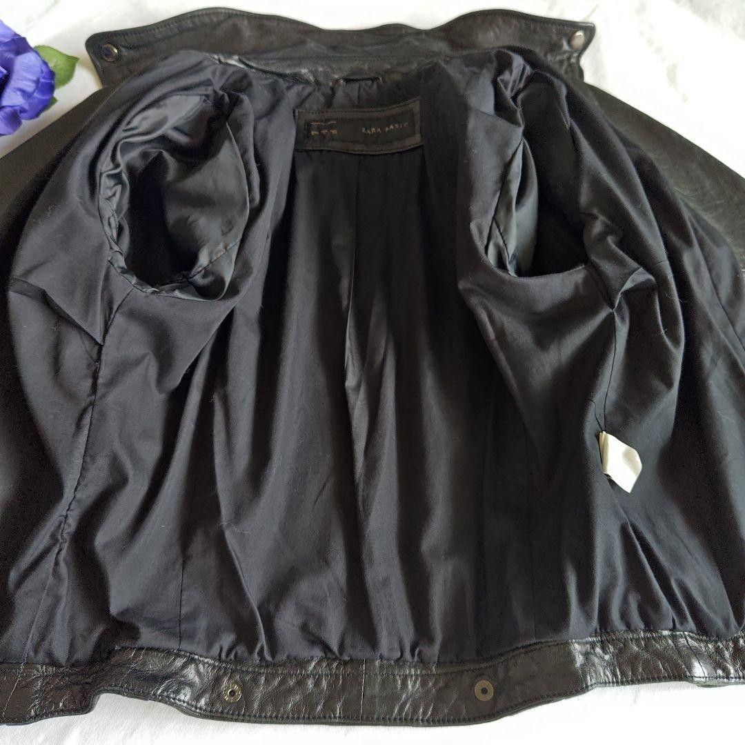 Zara Zara leather biker jacket Size M / US 6-8 / IT 42-44 - 8 Thumbnail