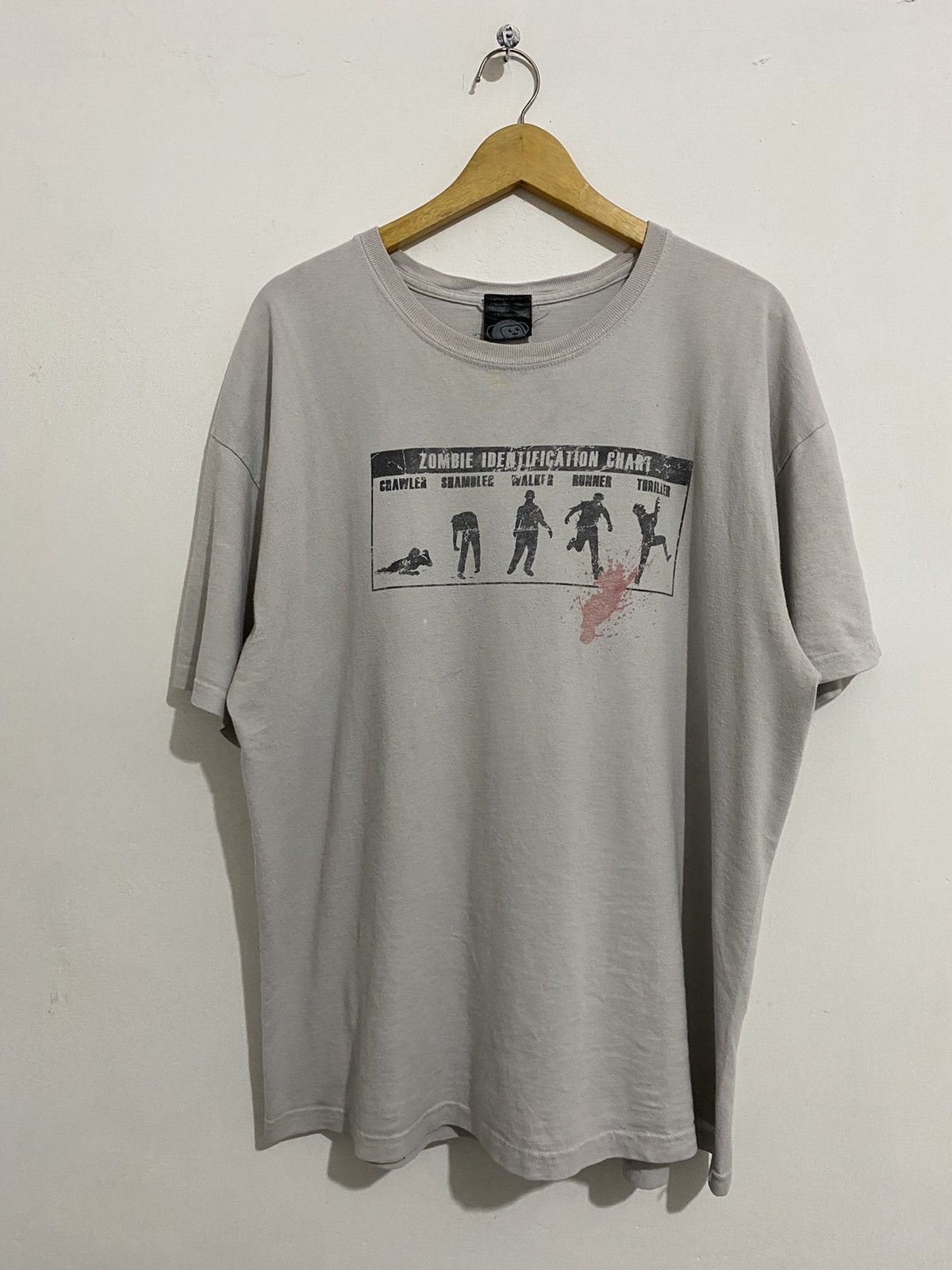 Vintage 💸BINDINGOFFER💸Zombie Identification chart Game Tees Size US XL / EU 56 / 4 - 1 Thumbnail