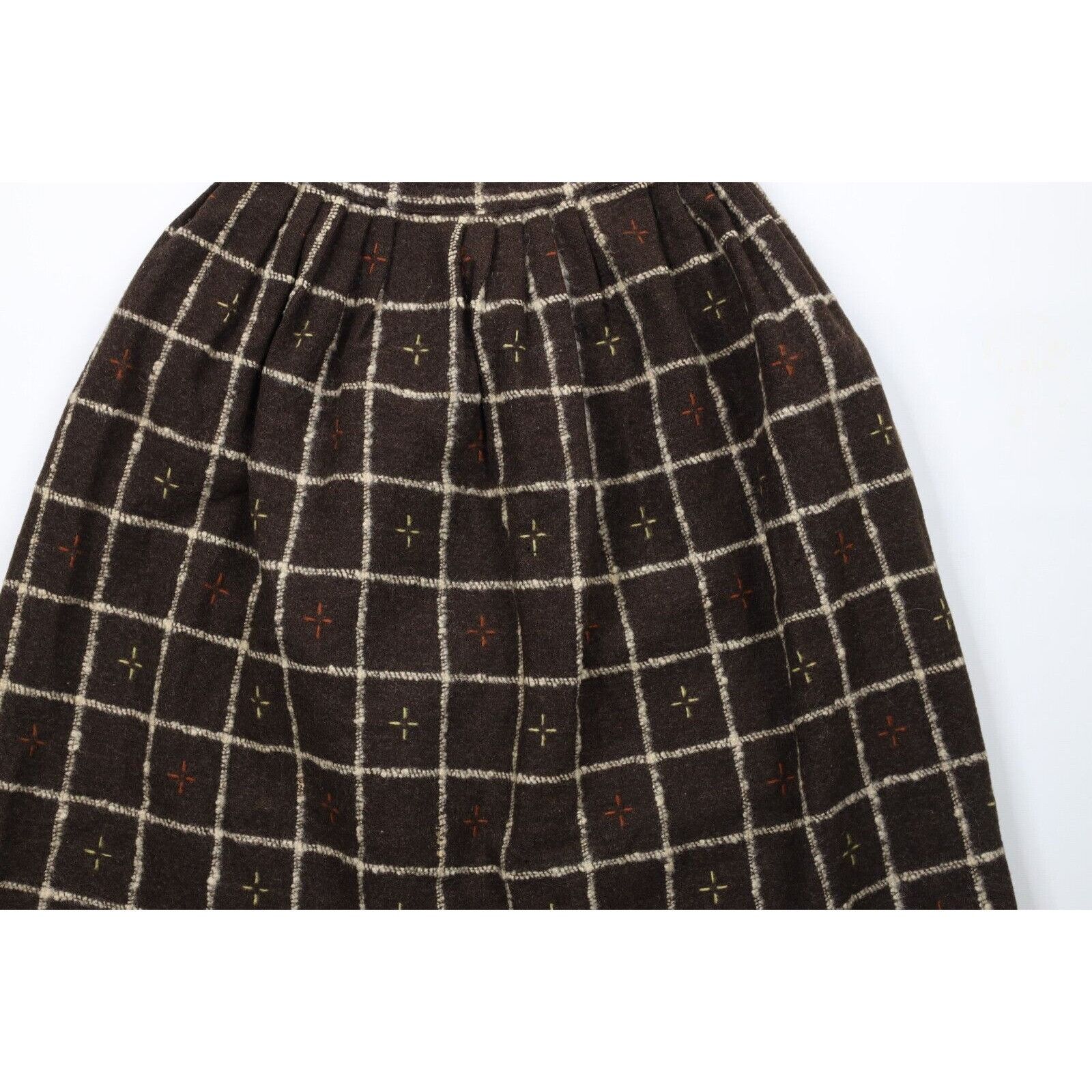 Vintage Vintage 50s 60s Mid Century Modern MCM Tweed Skirt Size 24" / US 00 / IT 34 - 3 Thumbnail