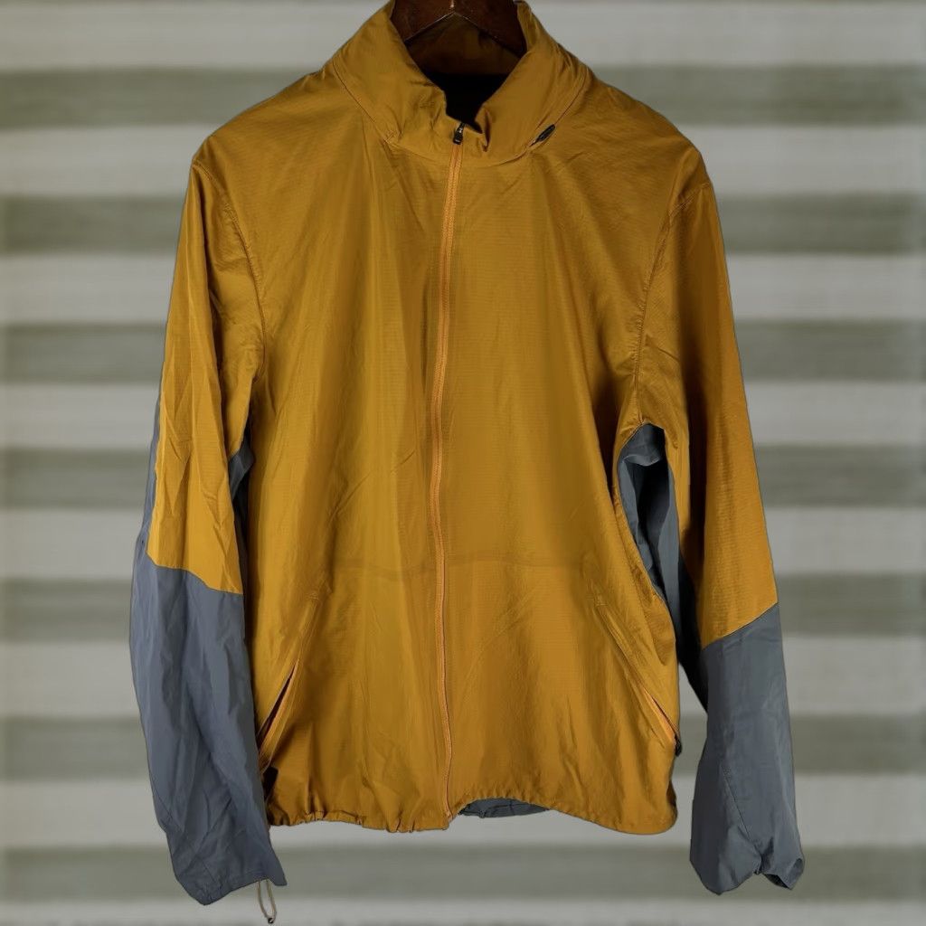 Lululemon Lululemon Jacket Active Men’s Large Mustard/Gray Lightweight Hoodie Packable/Lightweight FSGD/ANCH LM4686S Size US L / EU 52-54 / 3 - 1 Thumbnail