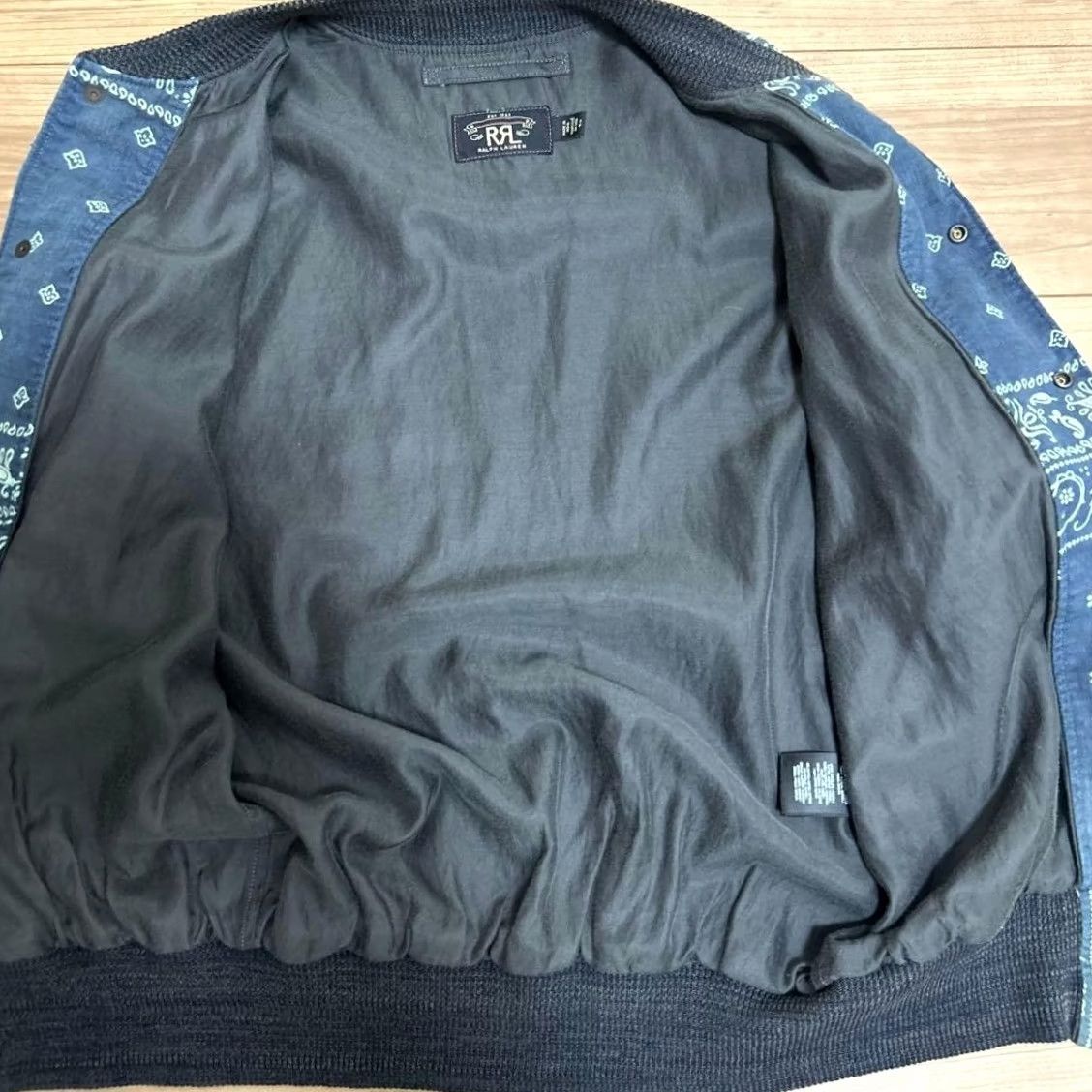 Ralph Lauren RRL Ralph Lauren Bomber Jacket Indigo Paisley Size S Mens Size US S / EU 44-46 / 1 - 5 Thumbnail