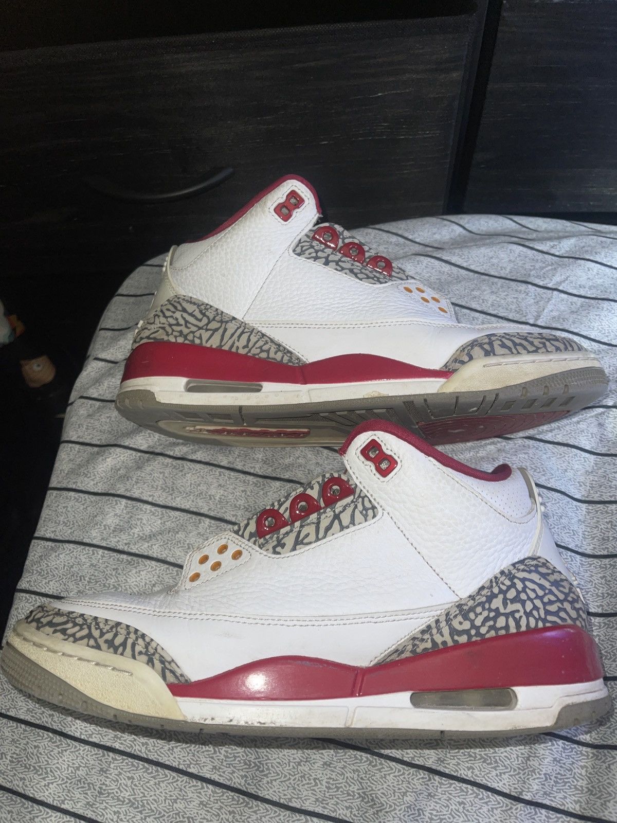 Jordan Brand Air Jordan 3 Retro 'Cardinal Red' Size US 9.5 / EU 42-43 - 2 Thumbnail