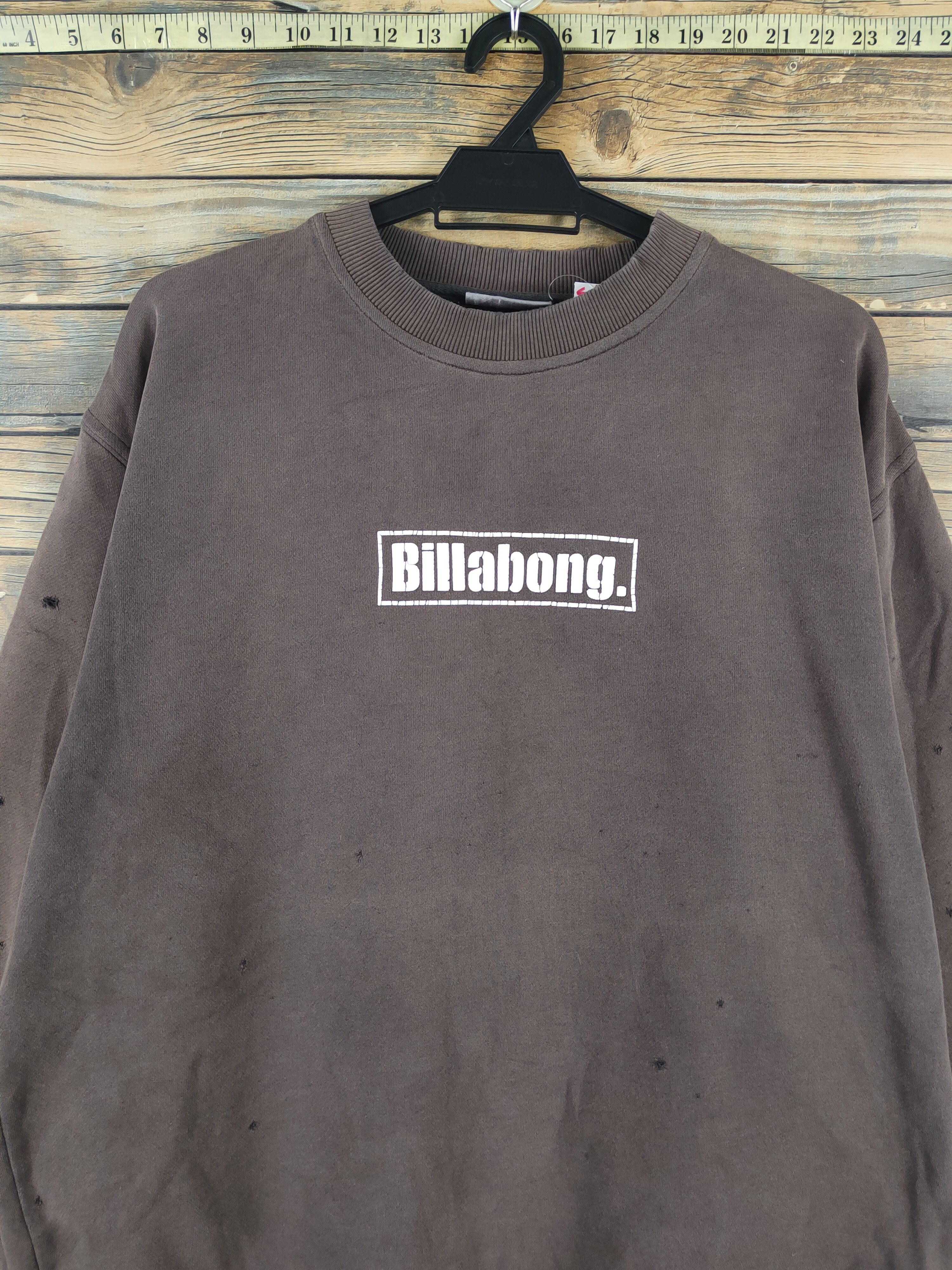 Billabong D Billabong baggie ripped Dark Gray Faded Sweatshirts #W1461 Size US M / EU 48-50 / 2 - 3 Thumbnail