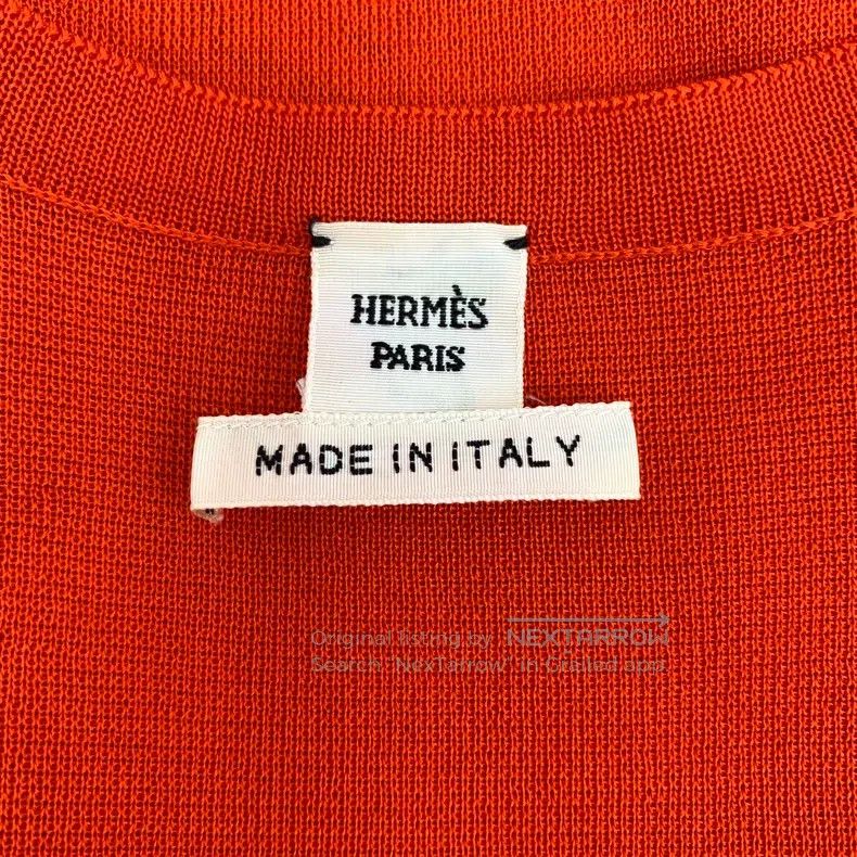 Hermes Hermes Red graffiti printed silk round-neck sleeveless kni Size XS / US 0-2 / IT 36-38 - 6 Thumbnail