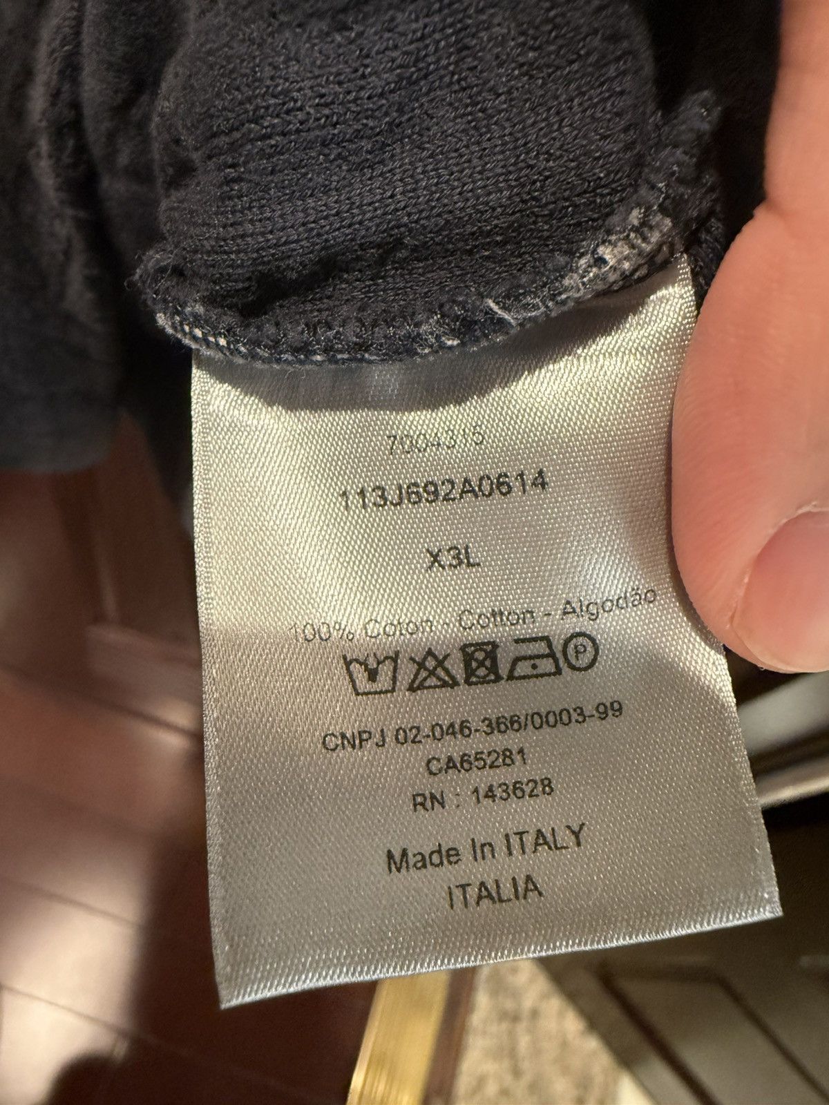 Dior Dior towel tee Size US XXL / EU 58 / 5 - 4 Thumbnail