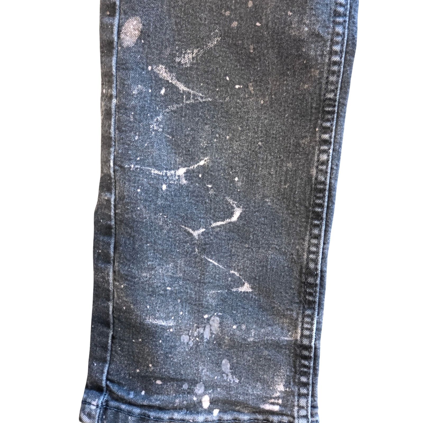 Kenneth Cole Kenneth Cole Slim Fit Black Acid Wash Vintage Jeans Size US 32 / EU 48 - 3 Thumbnail