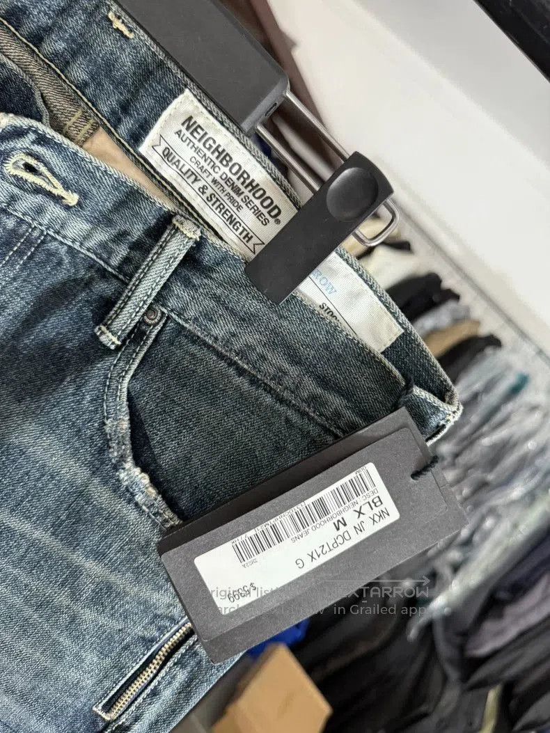 Neighborhood Neighborhood New Denim Jeans with Logo. Size US 27 - 2 Thumbnail