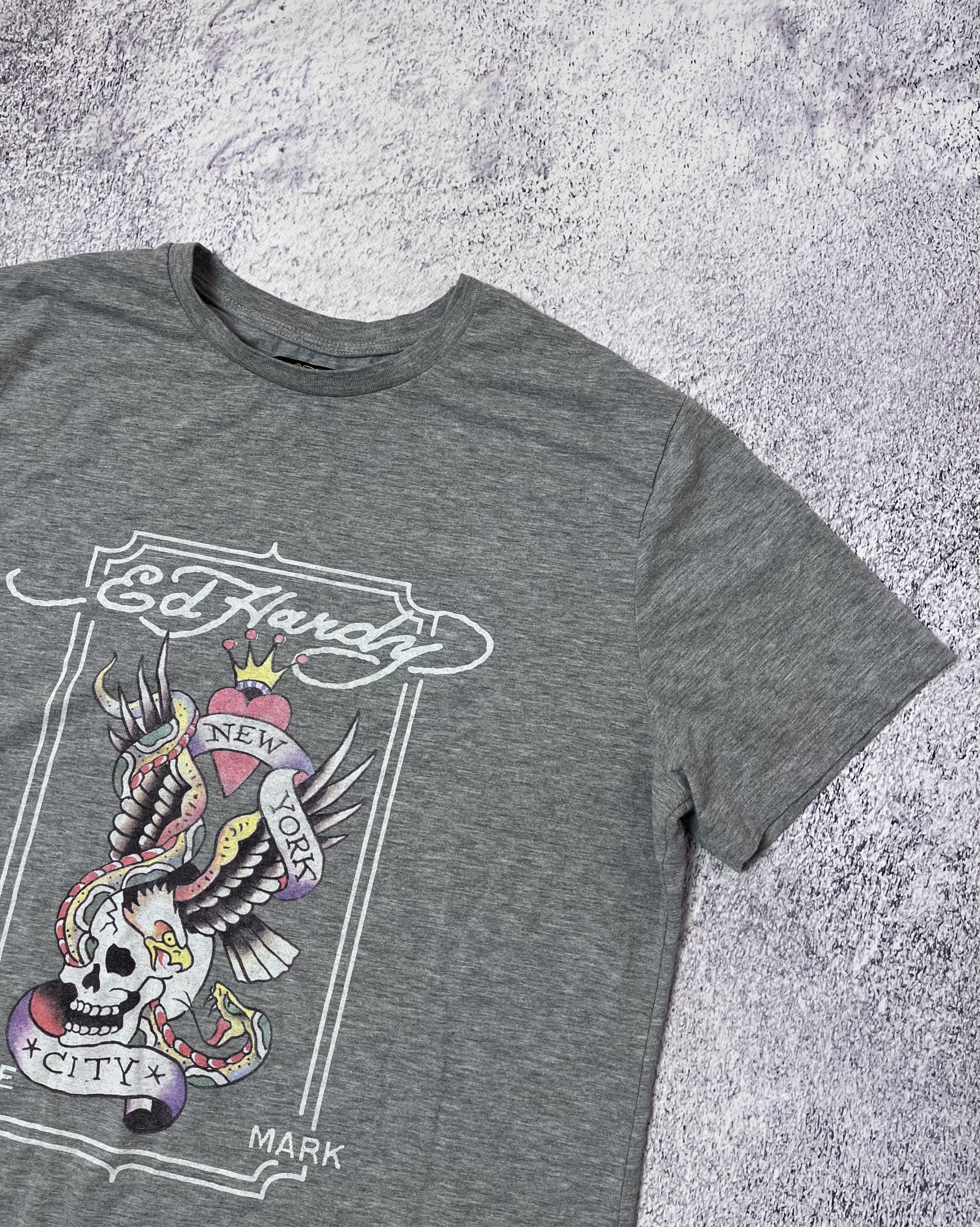Ed Hardy × Japanese Brand Men’s T-shirt Ed Hardy size L logo Y2K Size US L / EU 52-54 / 3 - 3 Thumbnail