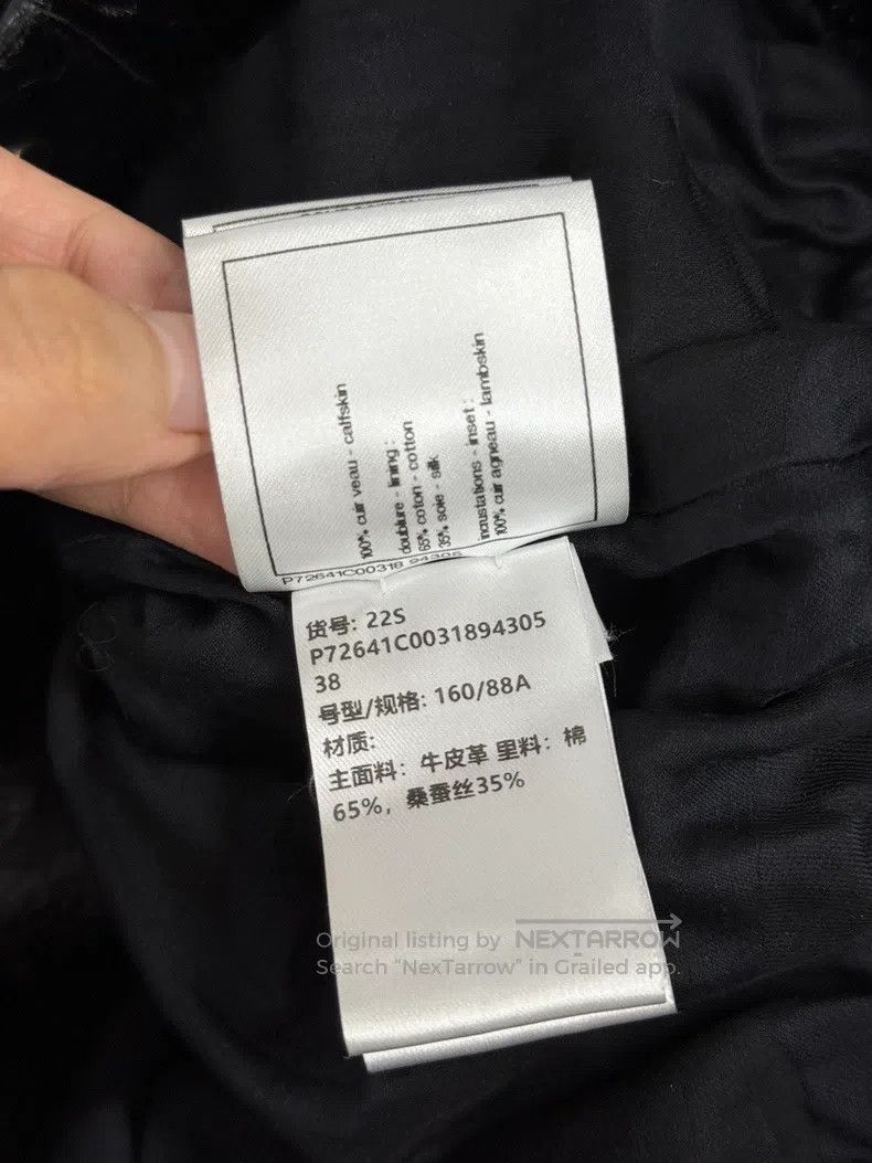 Chanel Chanel Black leather jacket Size XS / US 0-2 / IT 36-38 - 6 Thumbnail