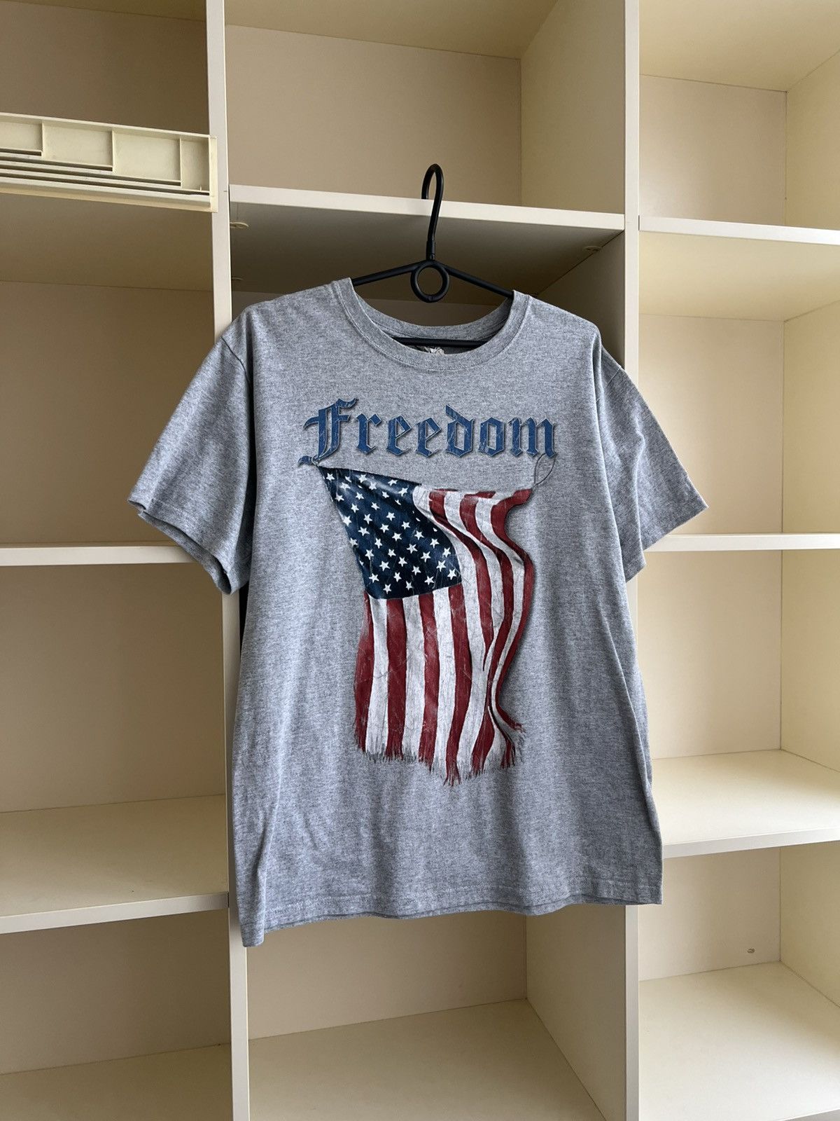 Vintage Vintage Freedom USA Tee T-Shirt America Size M Size US M / EU 48-50 / 2 - 2 Thumbnail