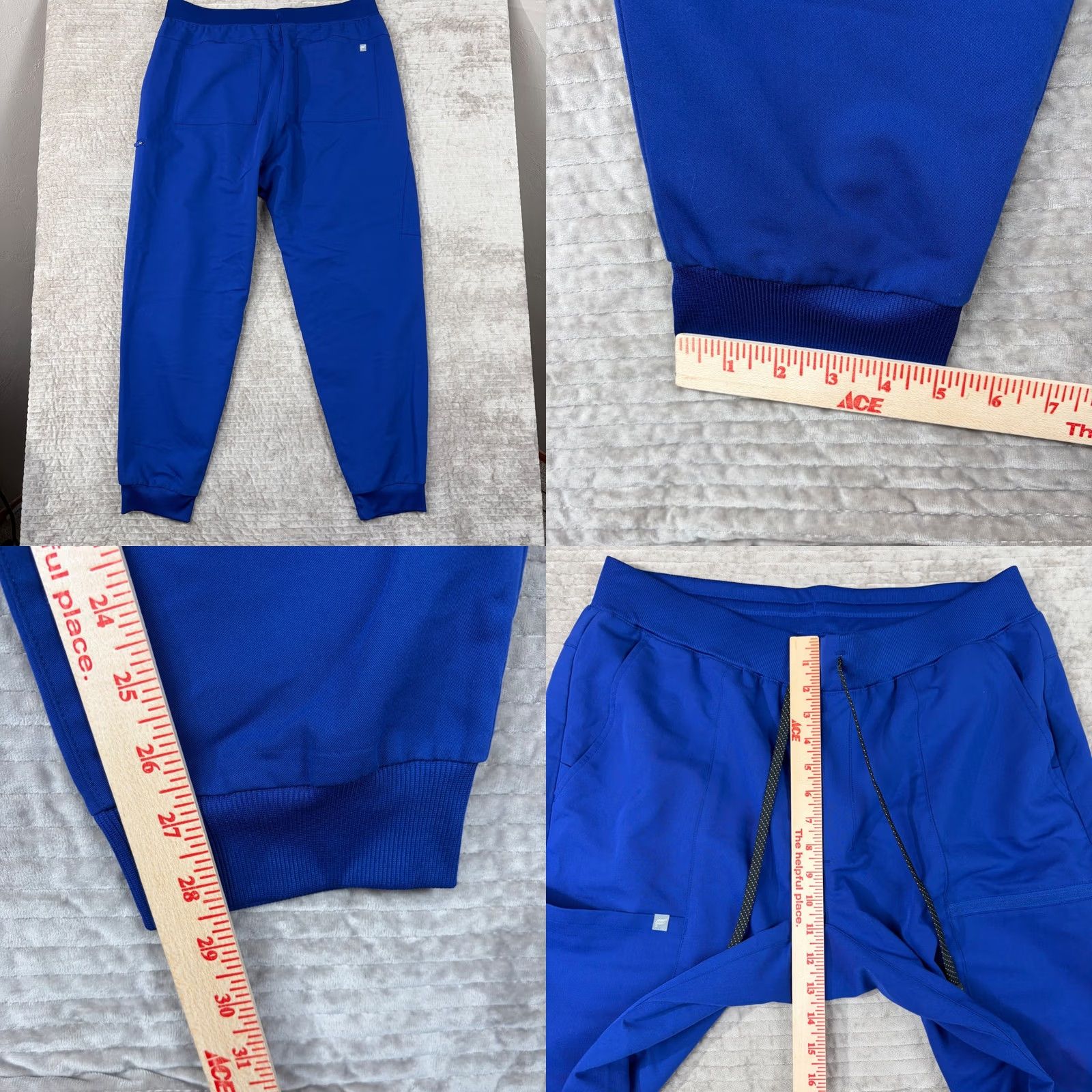 Fabletics Fabletics Scrub Set Royal Blue V-Neck Top XXL Jogger Pants XL Medical Uniform Men Size US XXL / EU 58 / 5 - 8 Thumbnail