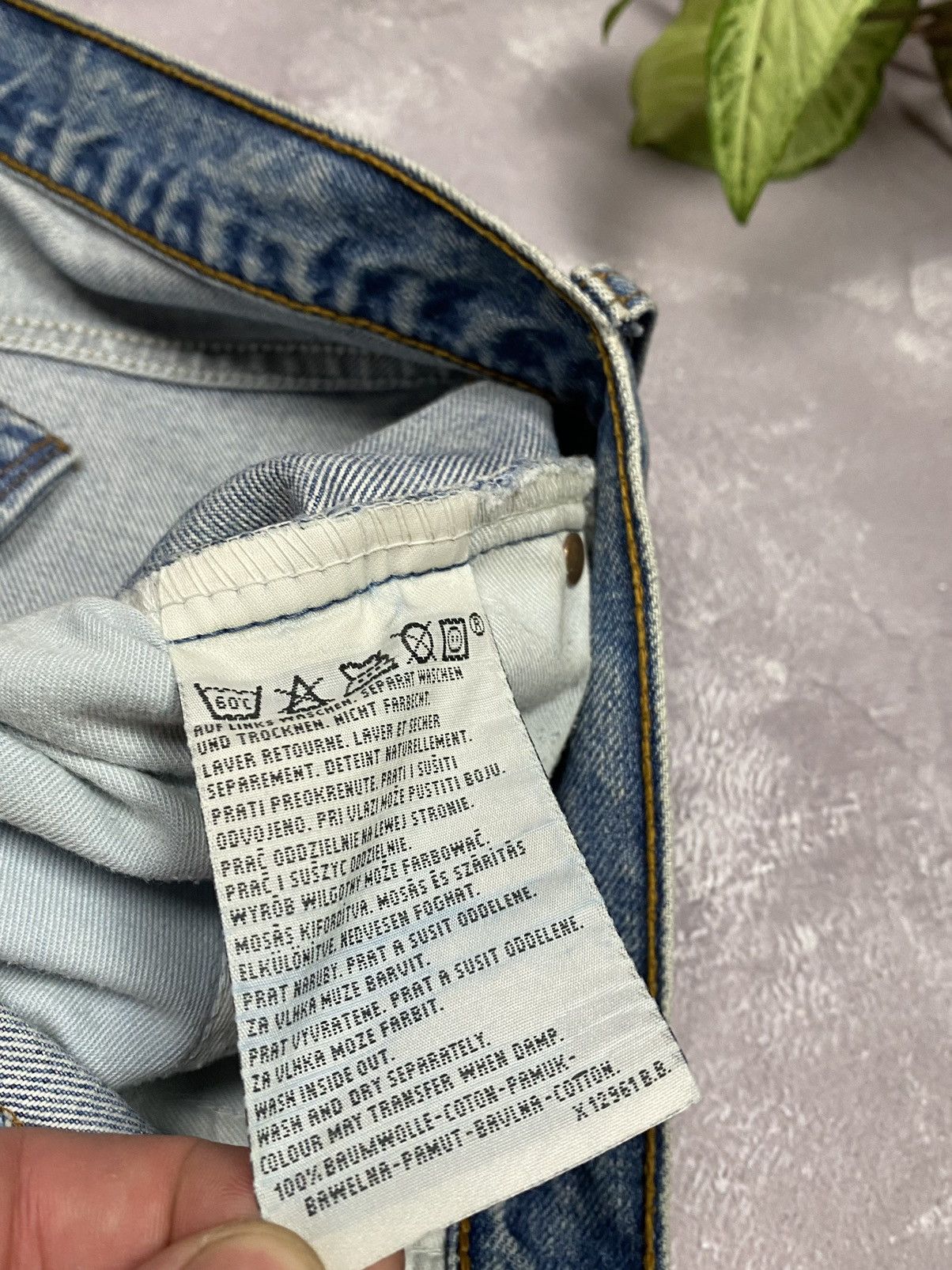 Jean × Levi's × Vintage Vintage Levis 615 1998 Jeans Baggy Wash Denim Blue Size US 34 / EU 50 - 12 Thumbnail