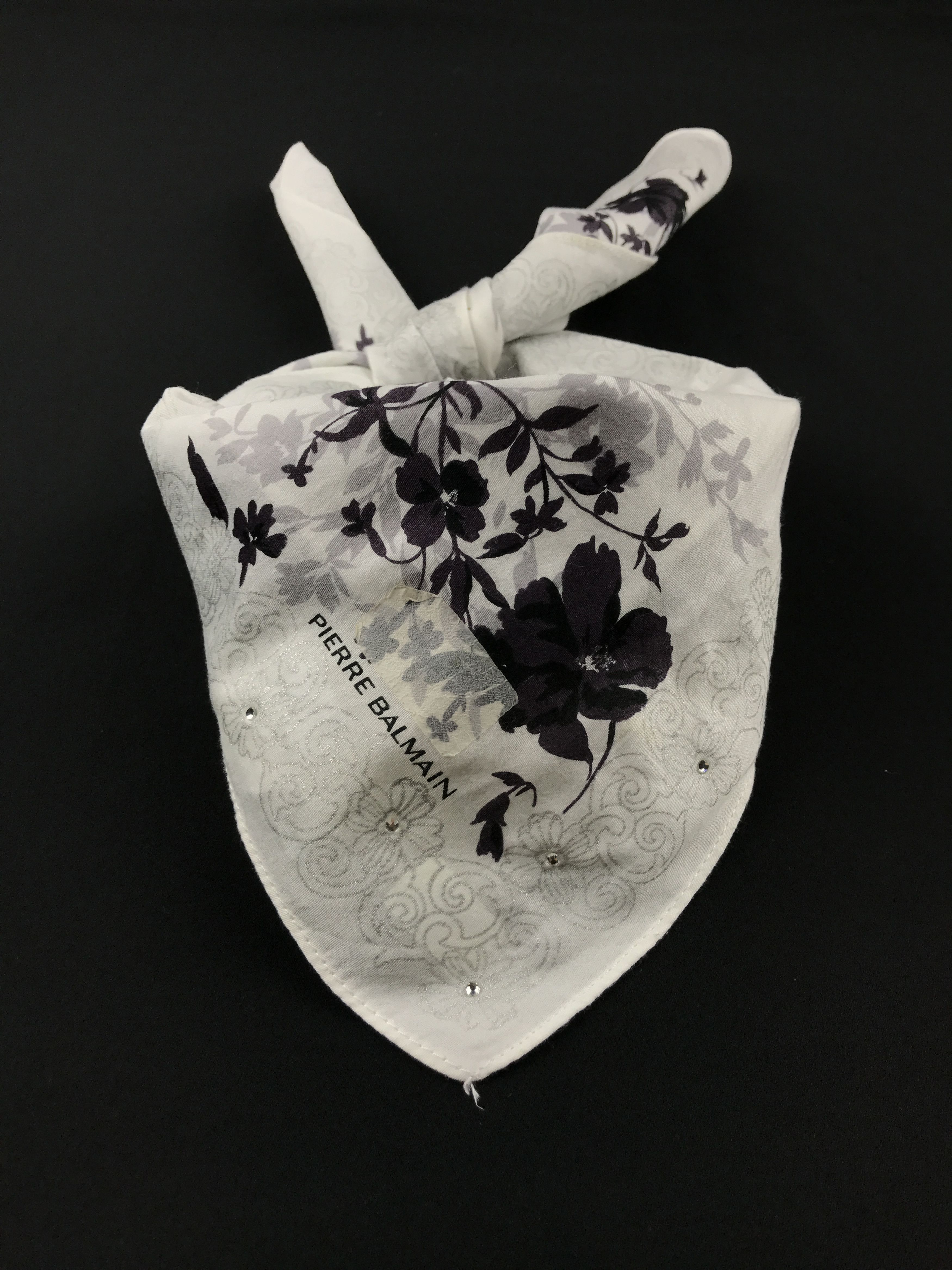 Designer × Pierre Balmain × Vintage Vintage Pierre Balmain Bandana Neckerchief Handkerchief Size ONE SIZE - 3 Thumbnail
