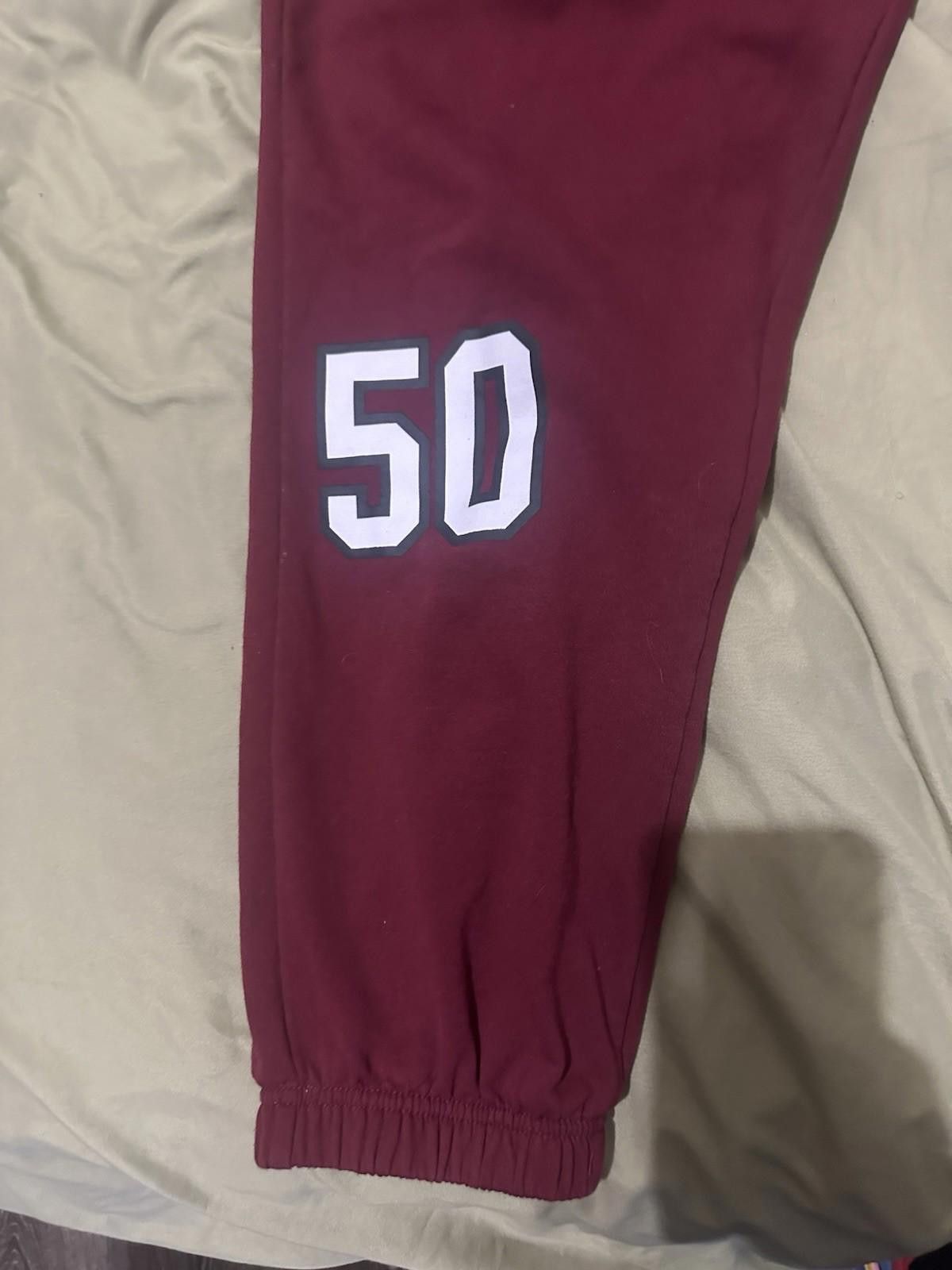 Snoop Dogg xxl snoopy joggers Burgandy 2XL Size 42" / US 20 - 4 Thumbnail