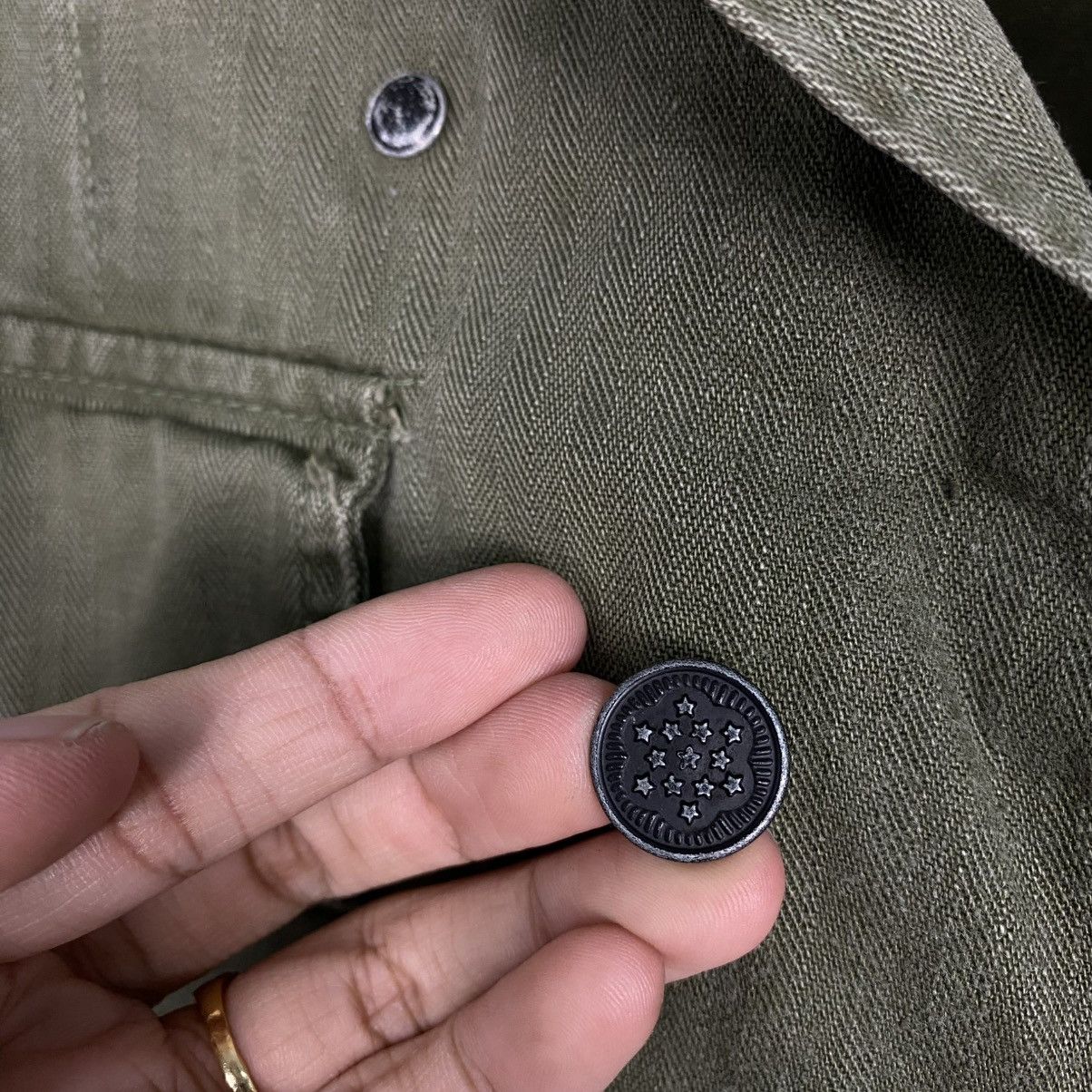 Vintage 🔥TRUE VINTAGE 40’s 13 STARS BUTTON HBT JACKET MILITARY USN Size US M / EU 48-50 / 2 - 17 Thumbnail