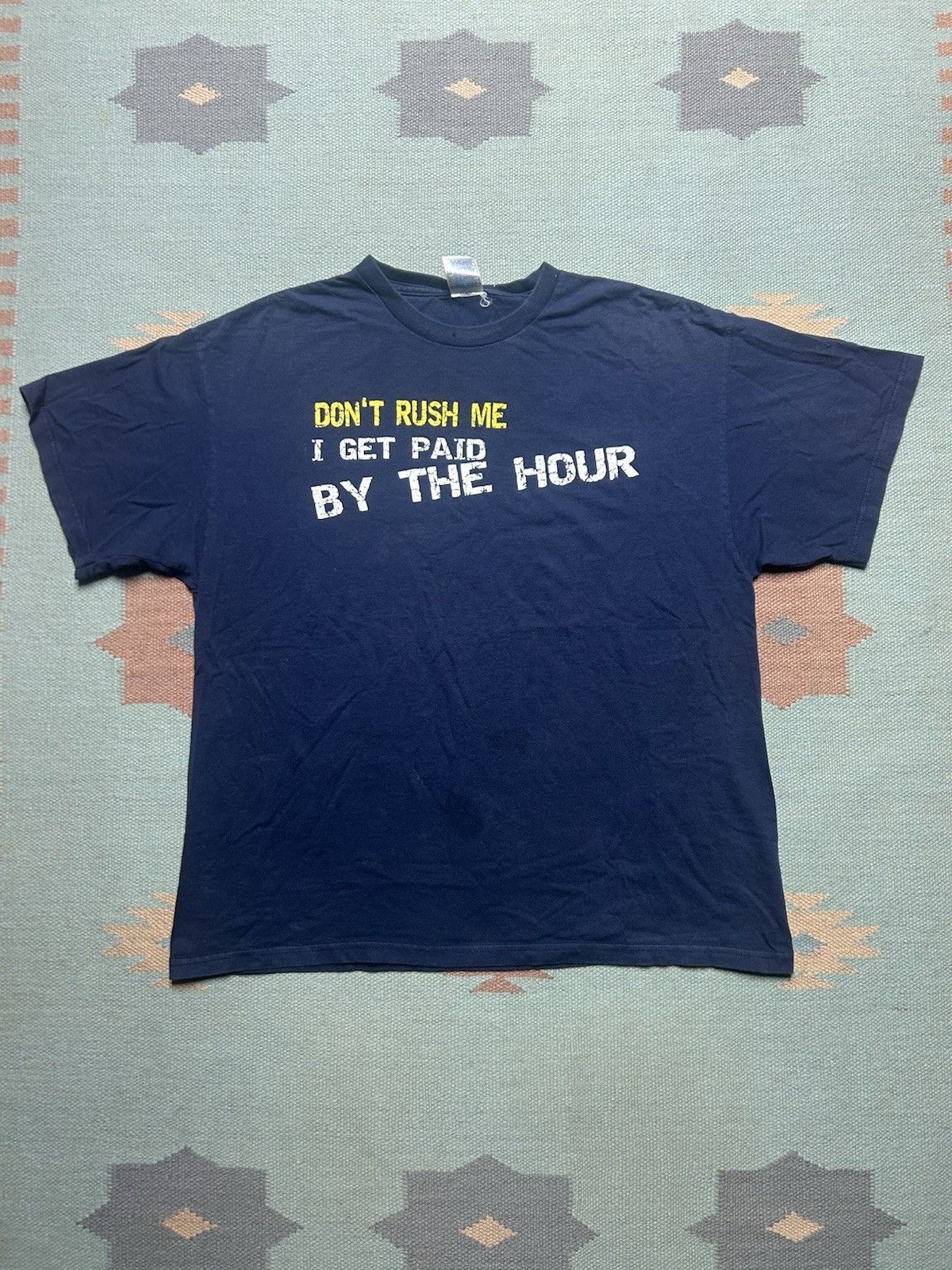 Vintage Vtg t shirt don’t rush me get paid by hour hot topic y2k L Size US L / EU 52-54 / 3 - 1 Thumbnail