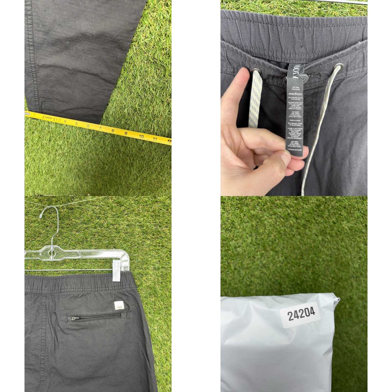 Vuori Vuori Ripstop Jogger Pants Womens Medium Black VW401 Size 32" / US 10 / IT 46 - 8 Thumbnail