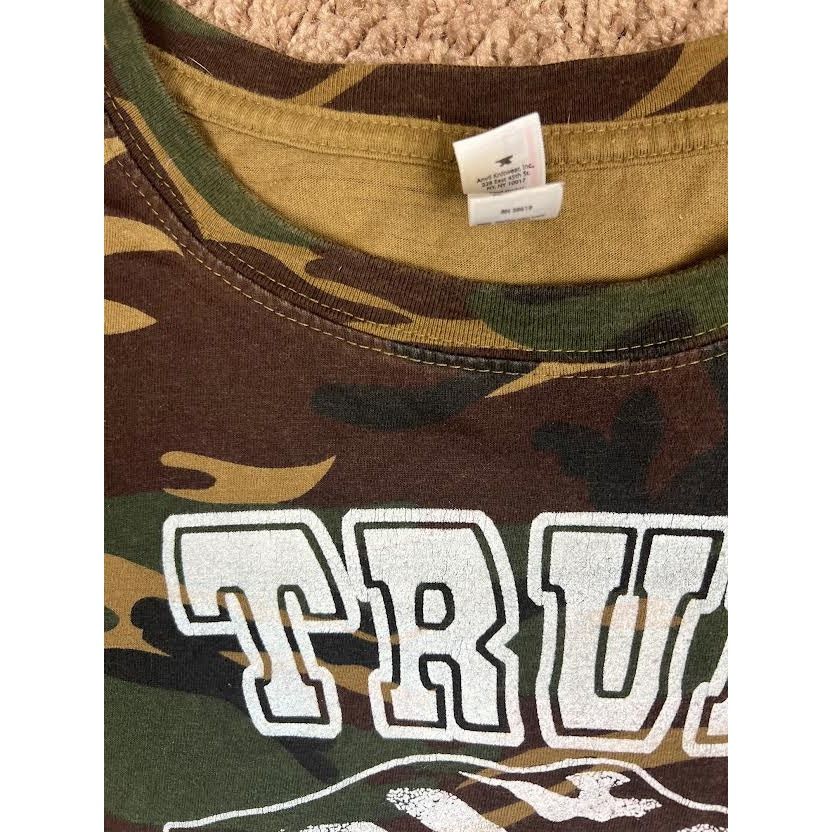 Vintage Vintage Men's T-Shirt | True South Tiger Camo | Large Size US L / EU 52-54 / 3 - 4 Thumbnail