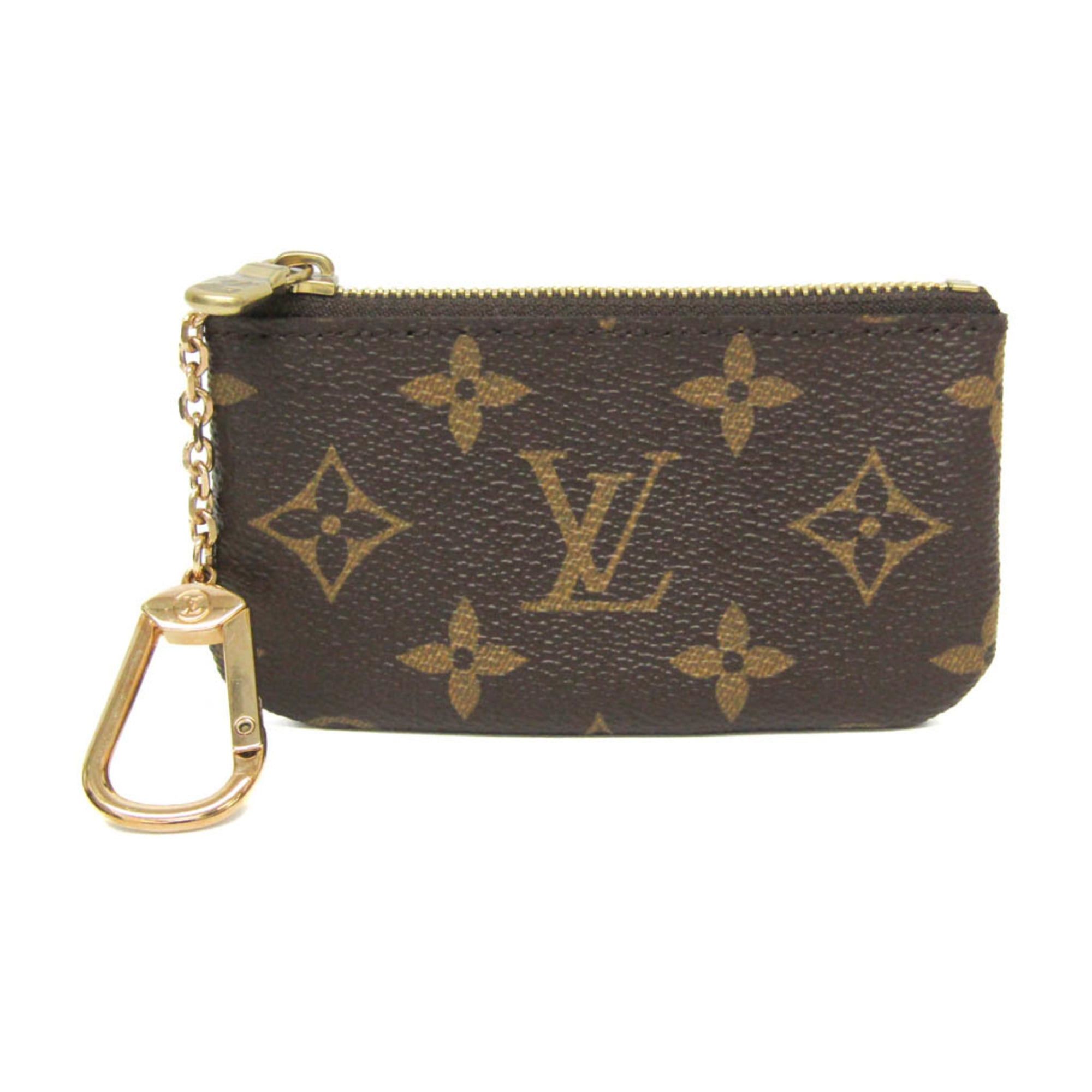 Louis Vuitton Monogram Key Pouch M62650 MenWomen Monogram Coin Purse/coin Case Brown