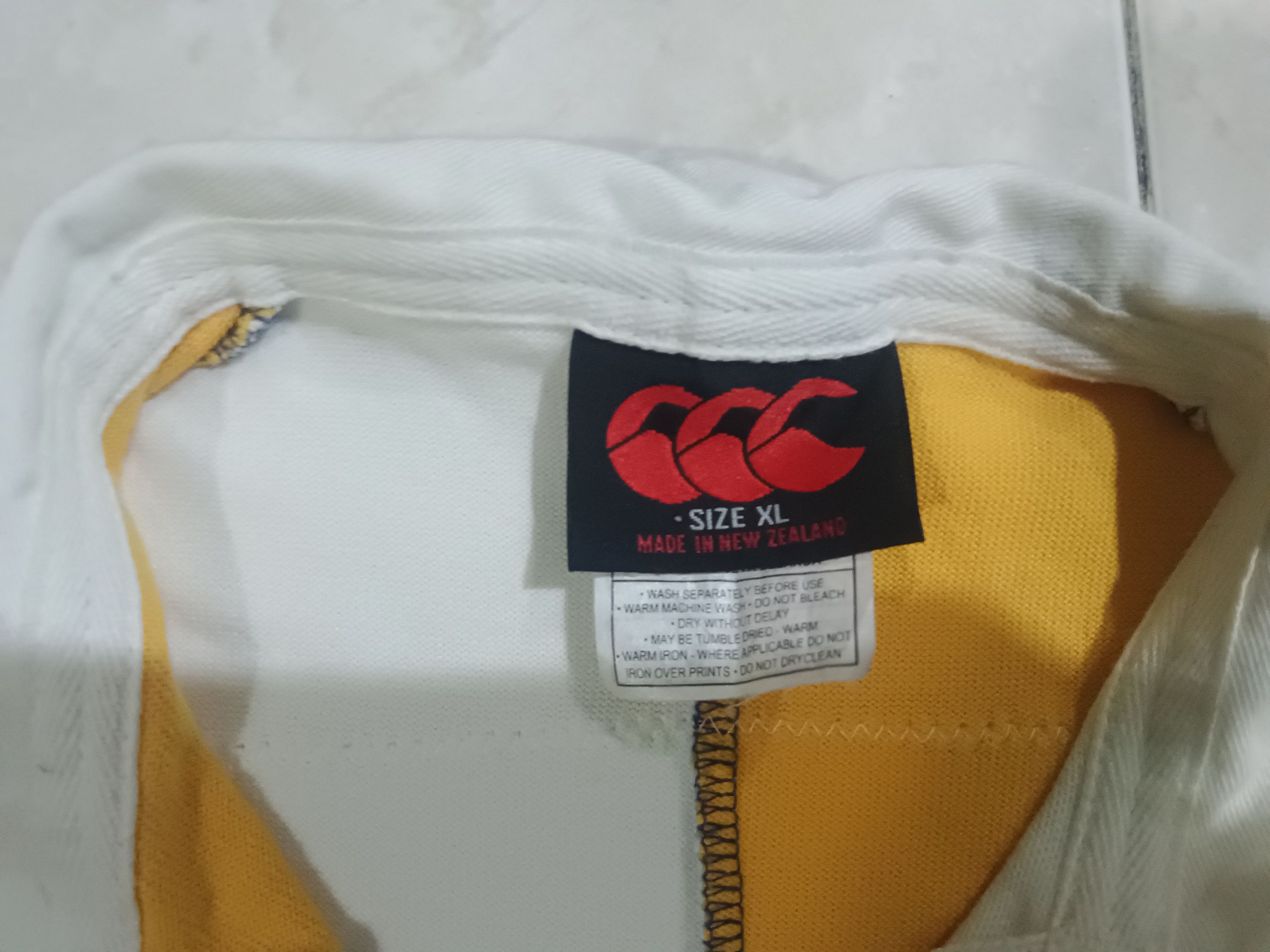 Canterbury of New Zealand Vintage rawfish rugby seven jersey player issue Size US XL / EU 56 / 4 - 4 Thumbnail