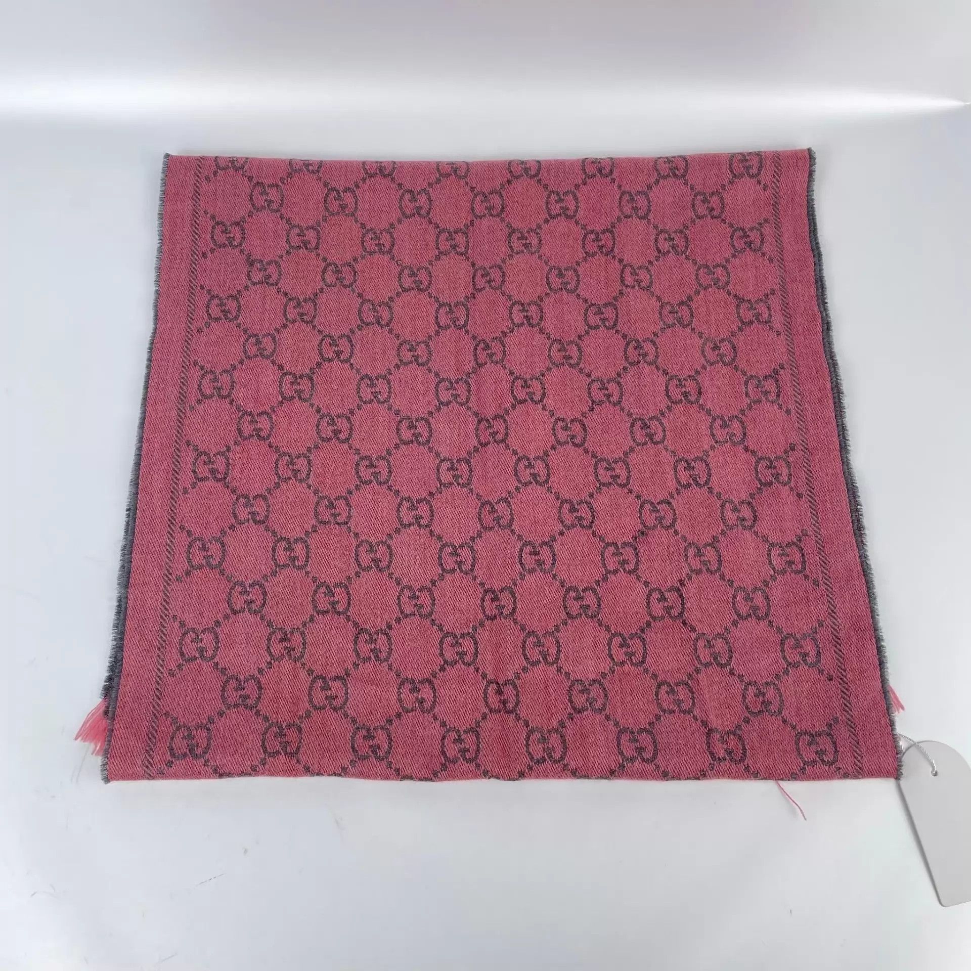 Gucci Gucci All-Over Print Wool Scarf Size ONE SIZE - 5 Thumbnail