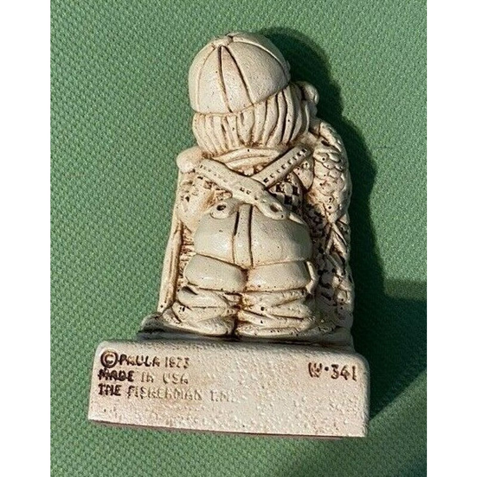 Other Vintage Figurine Art Gigi The Fisherman C.M. Paula 1973 70s Size ONE SIZE - 2 Thumbnail