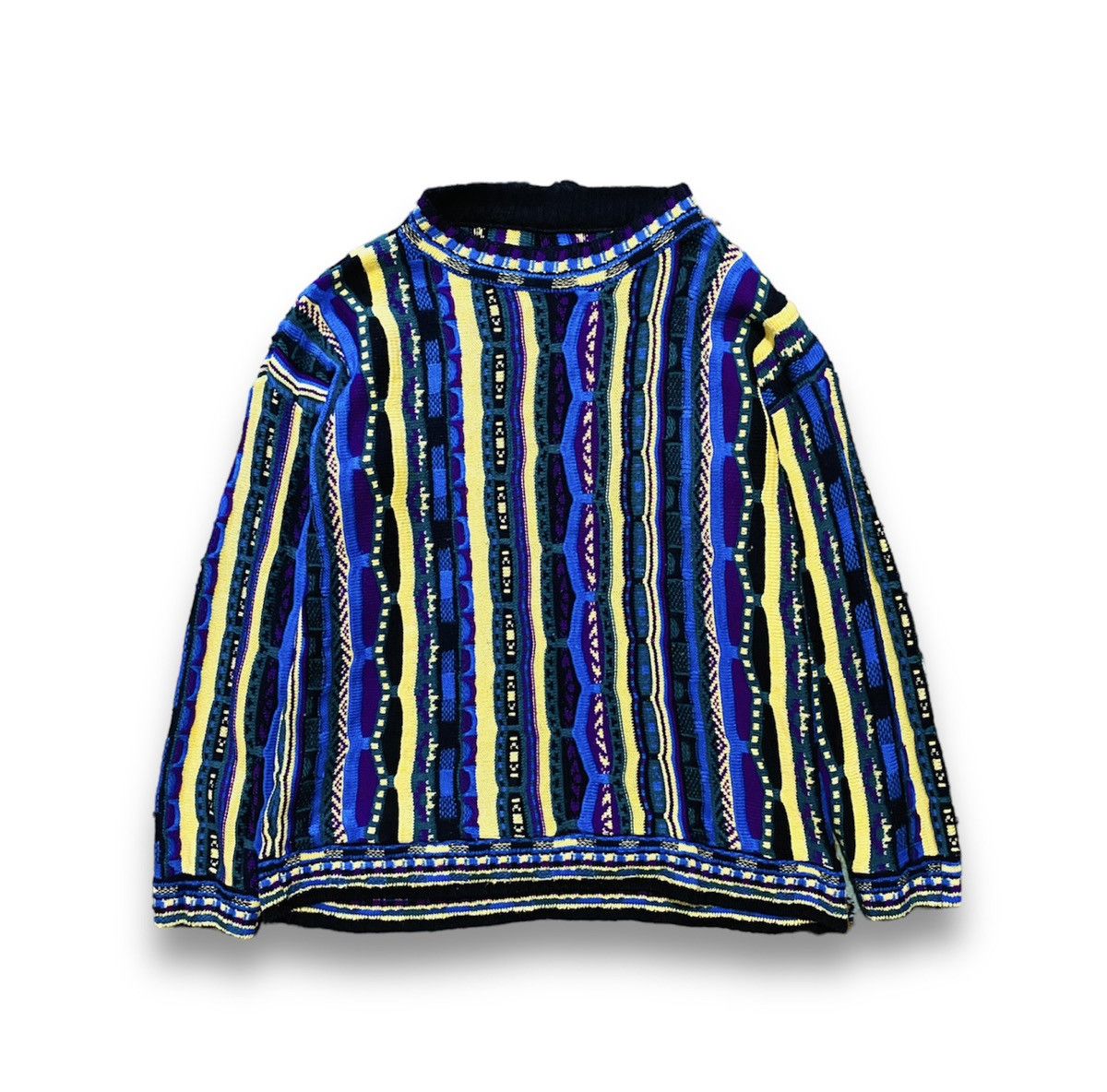 Vintage Vintage Coogi Style Sweater Pullover Multicolor 90s Mens M/L