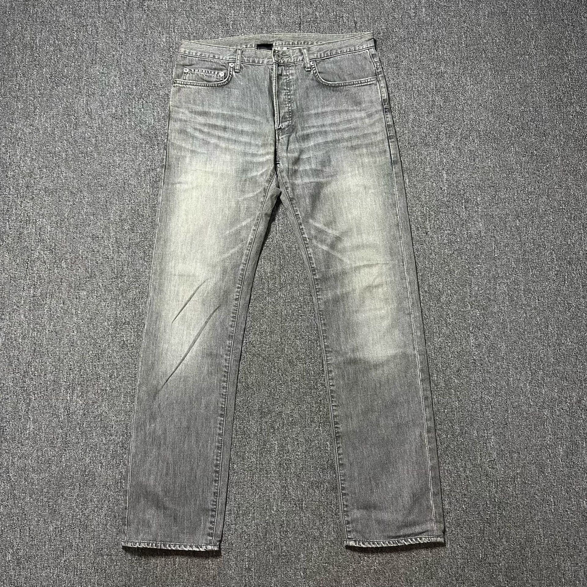 Dior Dior Homme Distressed Gray Jeans Size US 26 / EU 42 - 1 Thumbnail