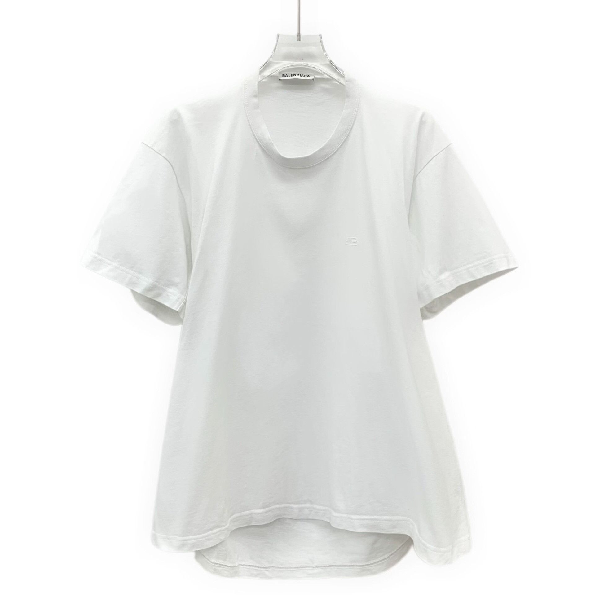 Balenciaga Balenciaga Cotton White T-Shirt XS Women Size XS / US 0-2 / IT 36-38 - 1 Thumbnail