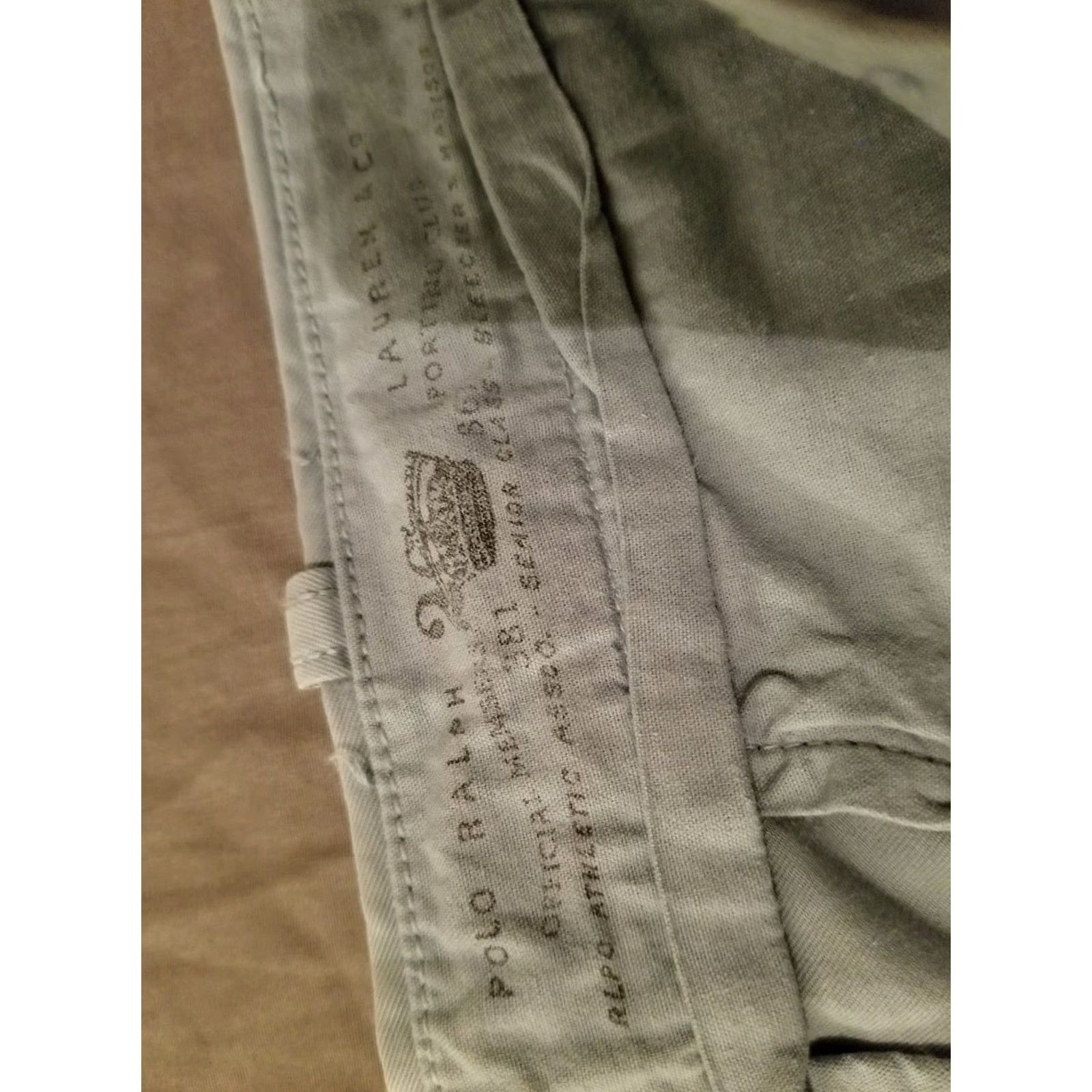 Polo Ralph Lauren Polo Ralph Lauren Mens Polo Shorts Chino Cotton Gray 34 Regular 35 FK Size US S / EU 44-46 / 1 - 6 Thumbnail