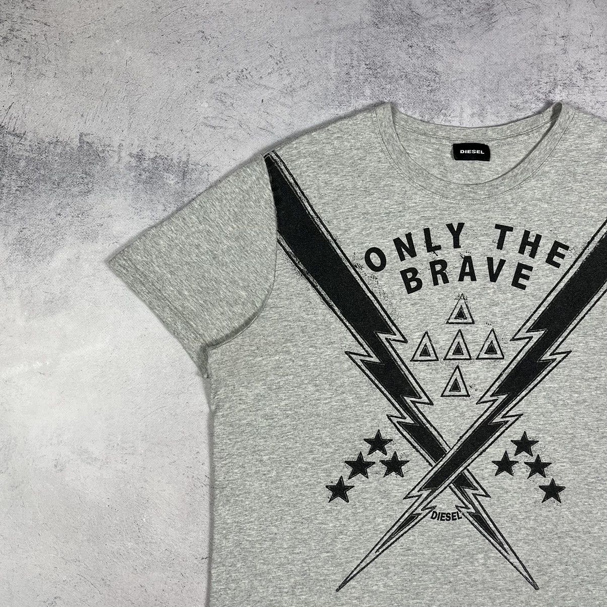 Diesel Diesel Only The Brave lightning big logo T shirt Size US L / EU 52-54 / 3 - 6 Thumbnail