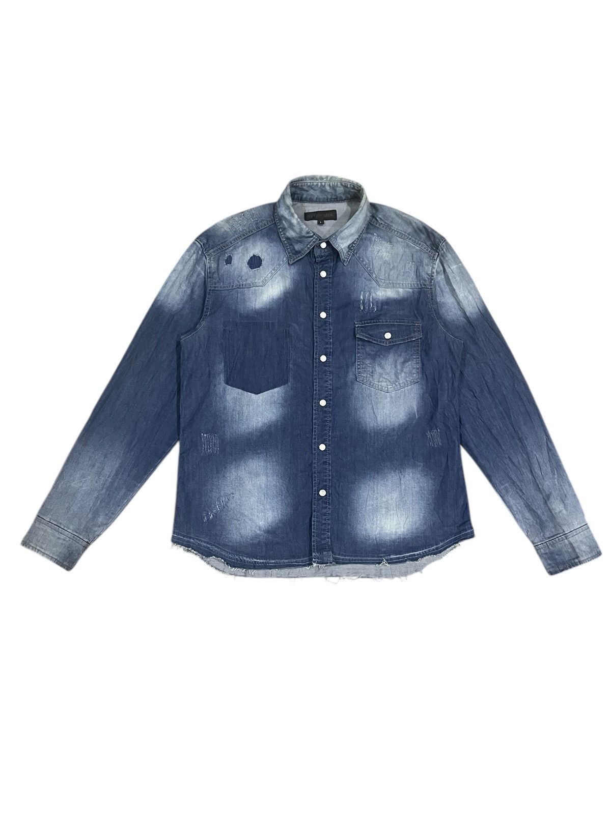 In The Attic Vintage in the attic denim button up long sleeve shirt Size US L / EU 52-54 / 3 - 1 Thumbnail