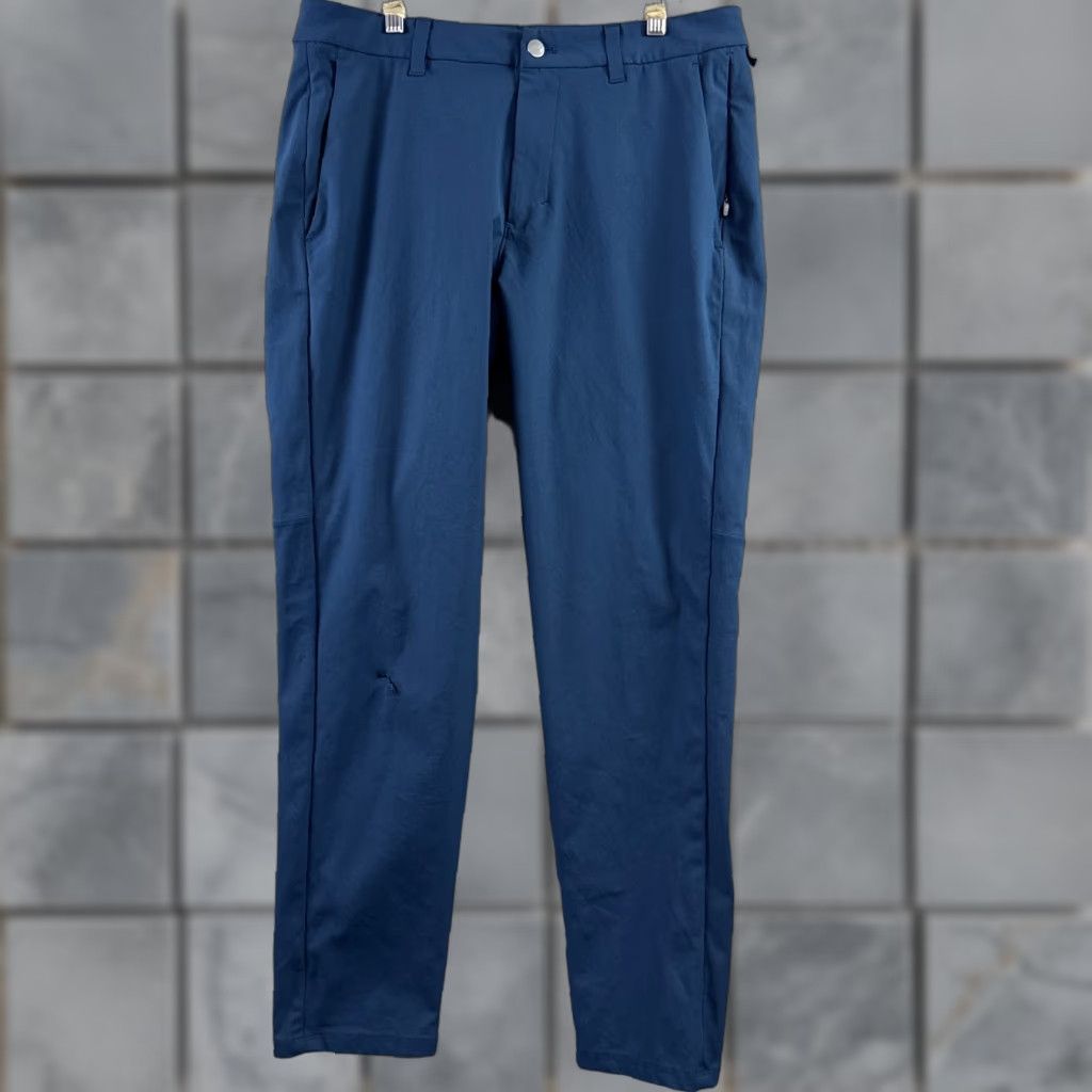 Lululemon Lululemon Pants Mens 34x30 Blue Commission Slim Commute Read Description Hole Size US 34 / EU 50 - 1 Thumbnail