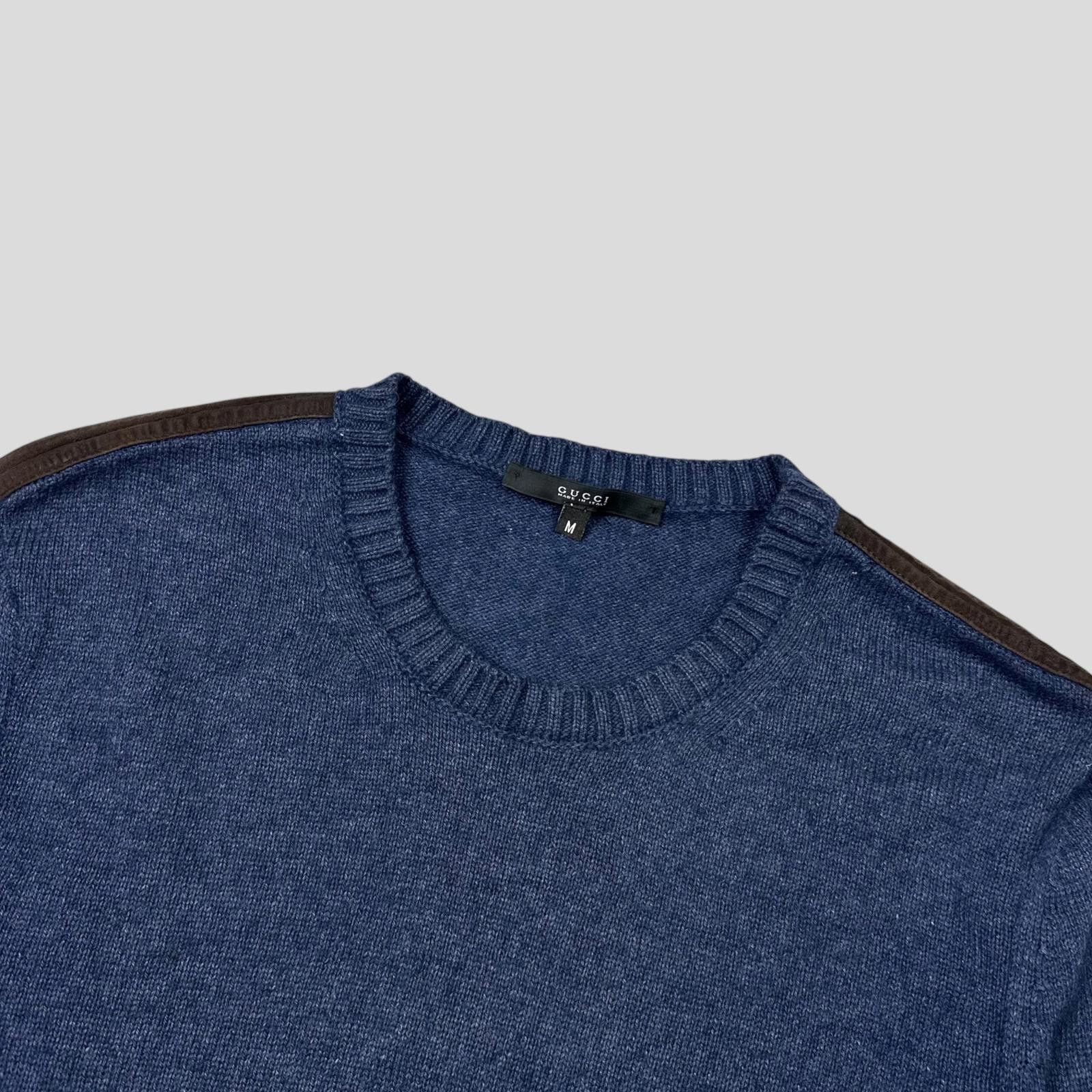 Gucci Gucci Mélange Alpaca & Angora Silk Logo Knit Jumper - S Size US S / EU 44-46 / 1 - 5 Thumbnail