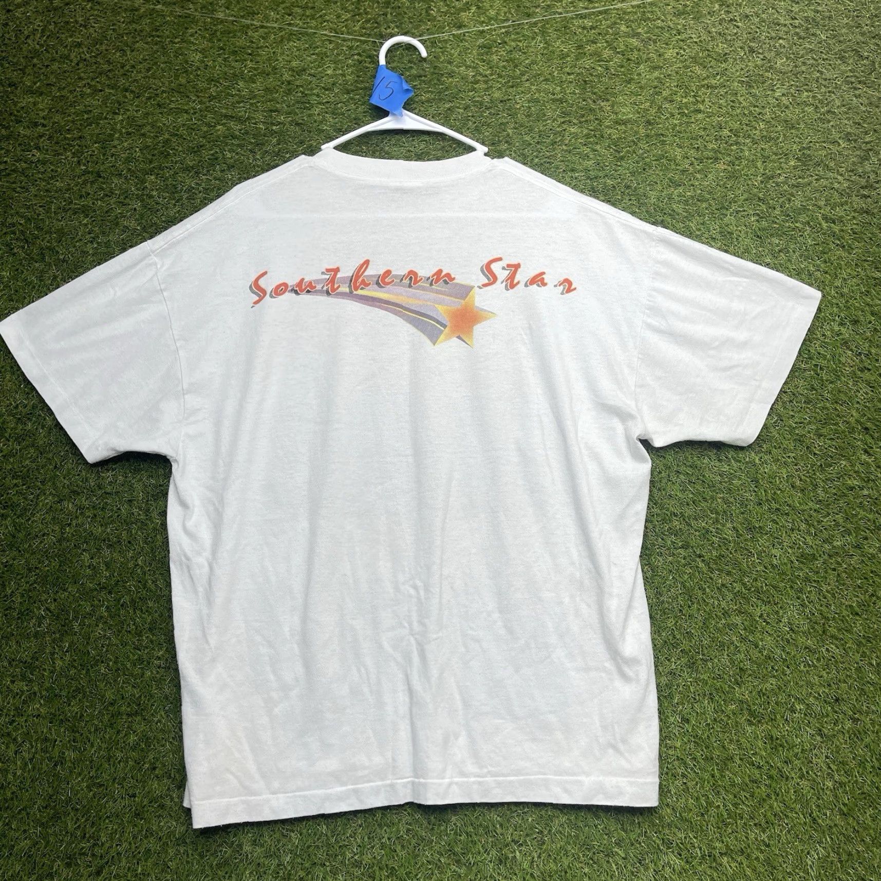 Doublet VINTAGE Stedman Alabama Southern Star Shirt Mens L Double-Sided Graphic Print 1990s Band Stars White Size US L / EU 52-54 / 3 - 2 Thumbnail