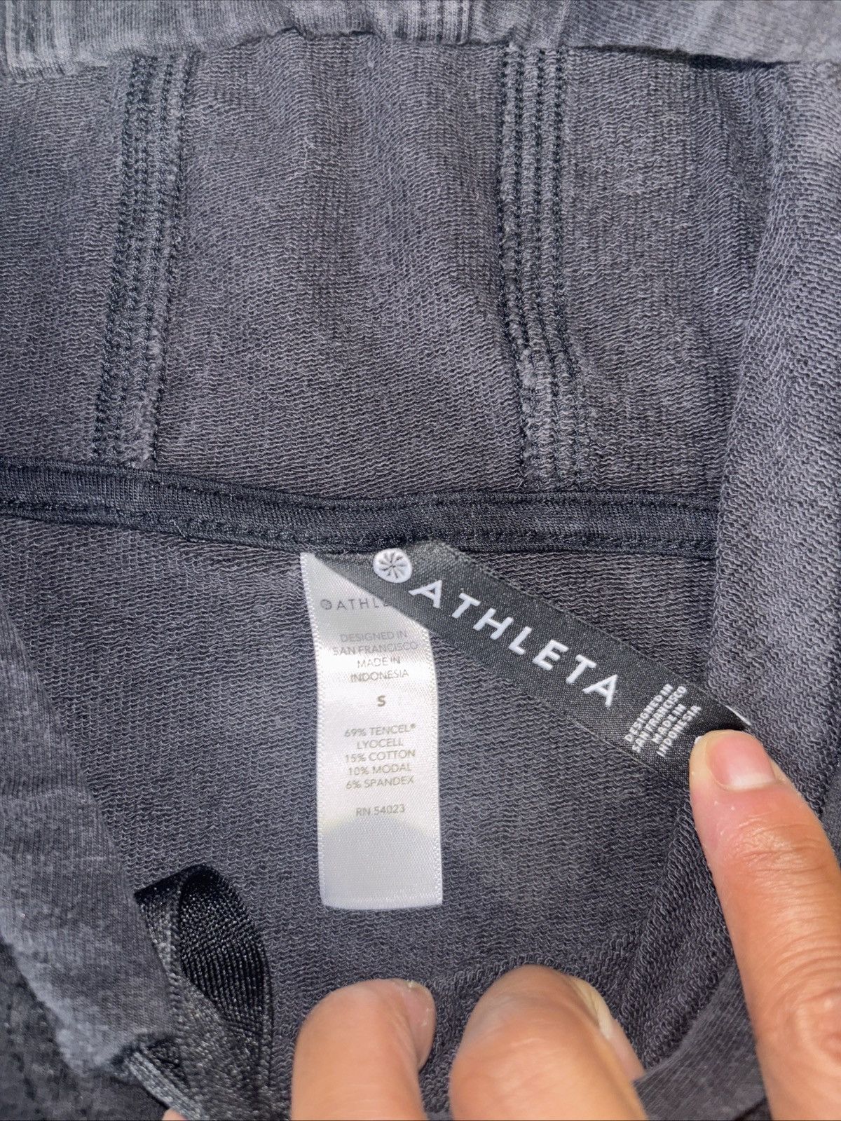 Athleta Athleta Women's Black Short Sleeve Cabana Hoodie Size S Size S / US 4 / IT 40 - 3 Thumbnail