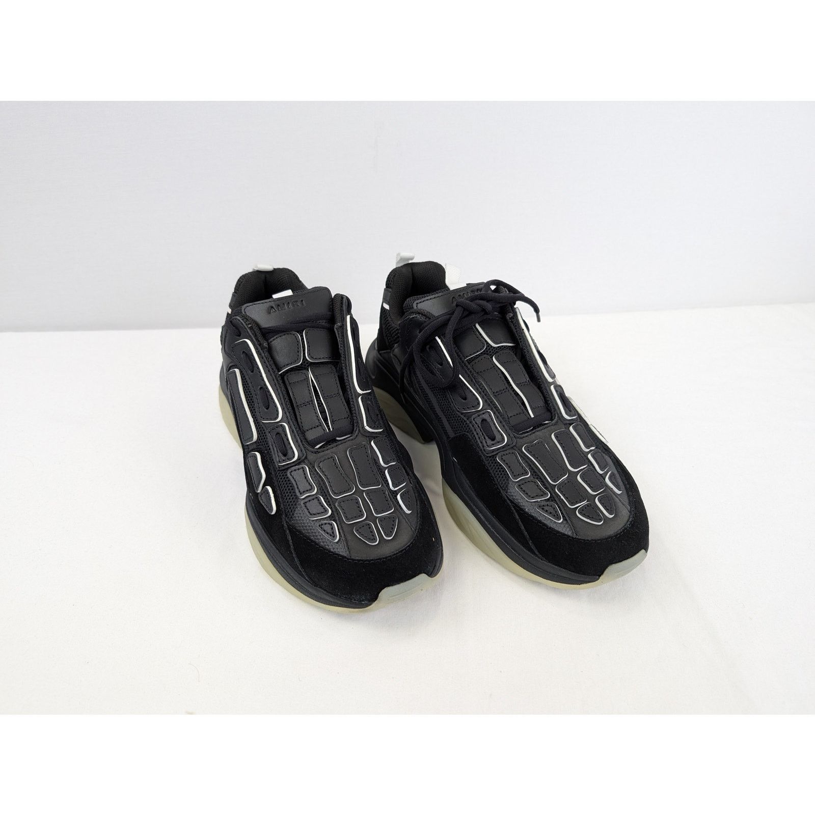 Amiri o1rshd1 Bone Runner Sneakers in Black Size US 13 / EU 46 - 5 Thumbnail