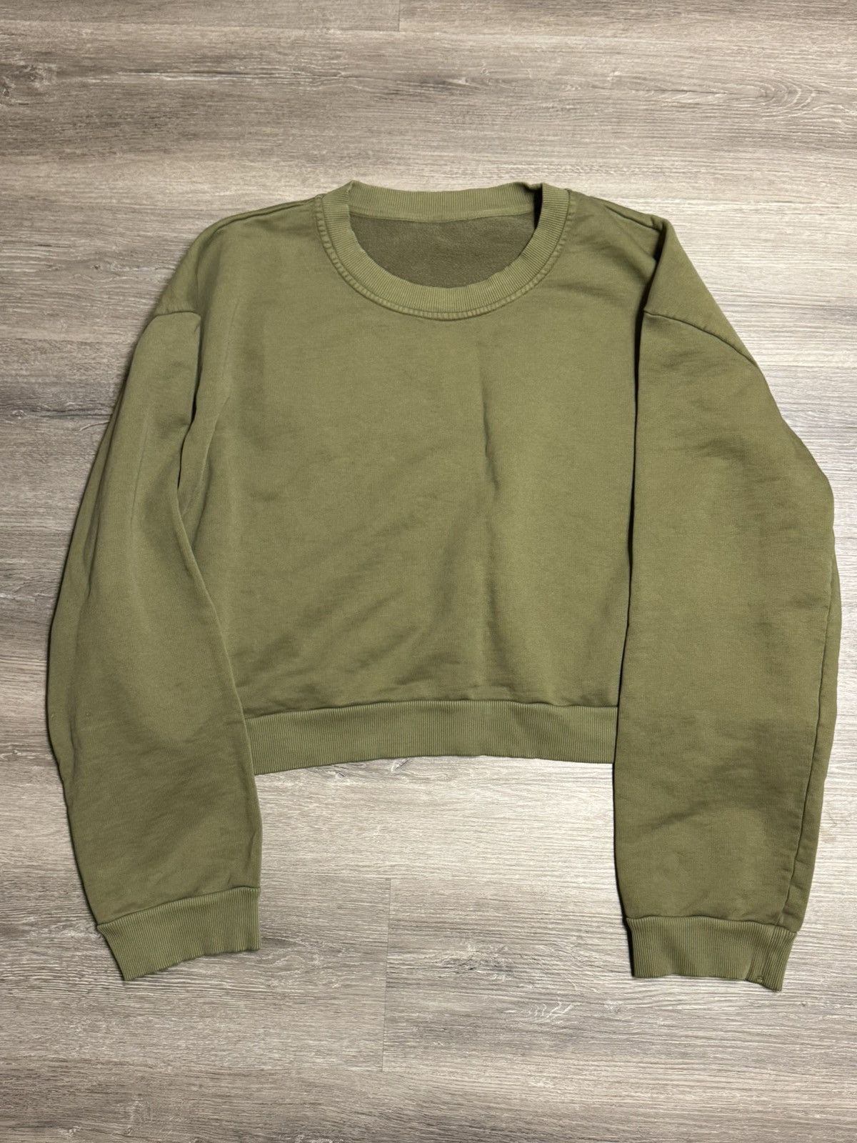 Sangiev Sangiev Reversible Pillars Cropped Sweatshirt Size US XL / EU 56 / 4 - 1 Thumbnail