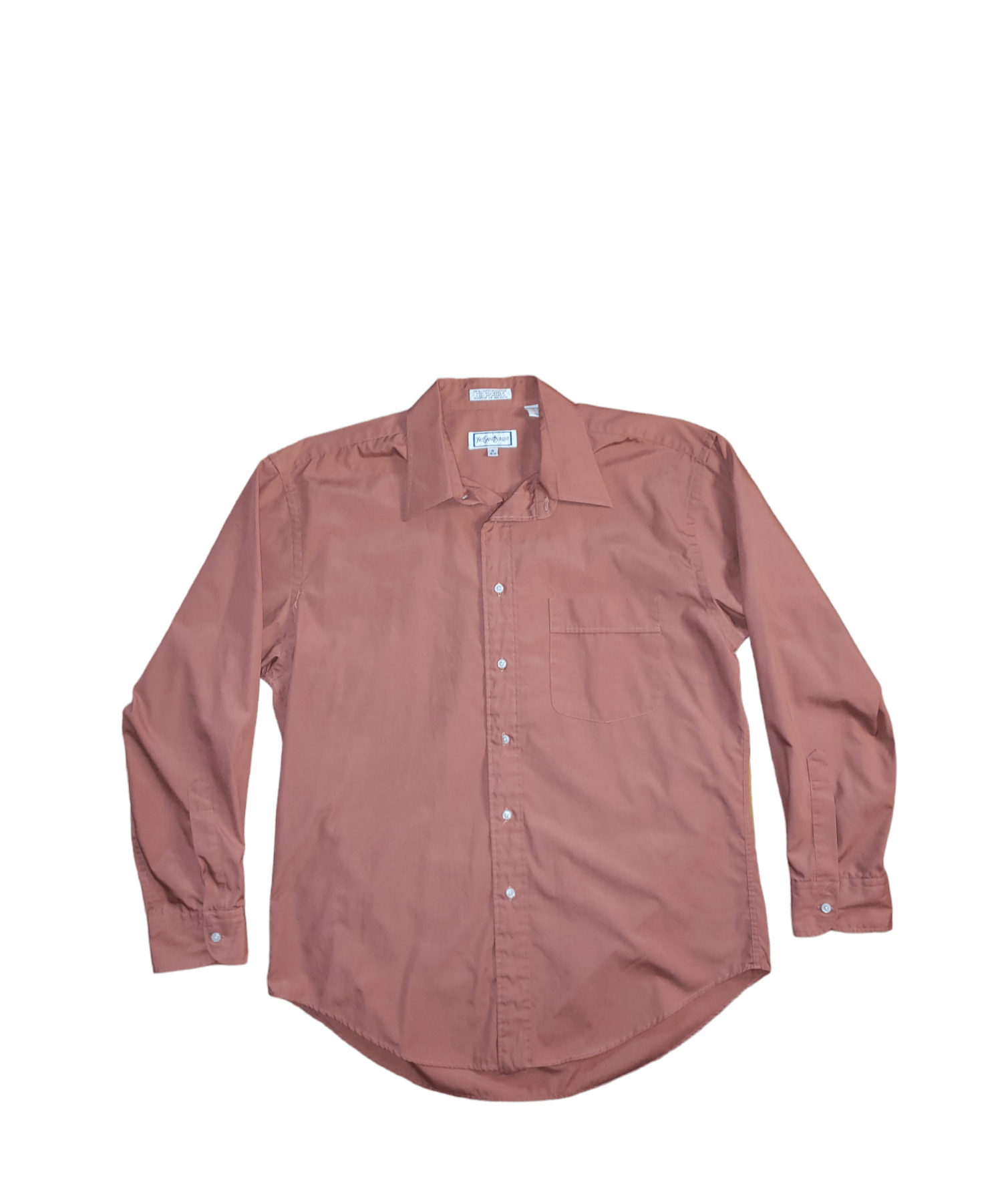 Vintage × Yves Saint Laurent Vintage 90s Yves Saint Laurent Long Sleeve Button Up Size US L / EU 52-54 / 3 - 1 Preview