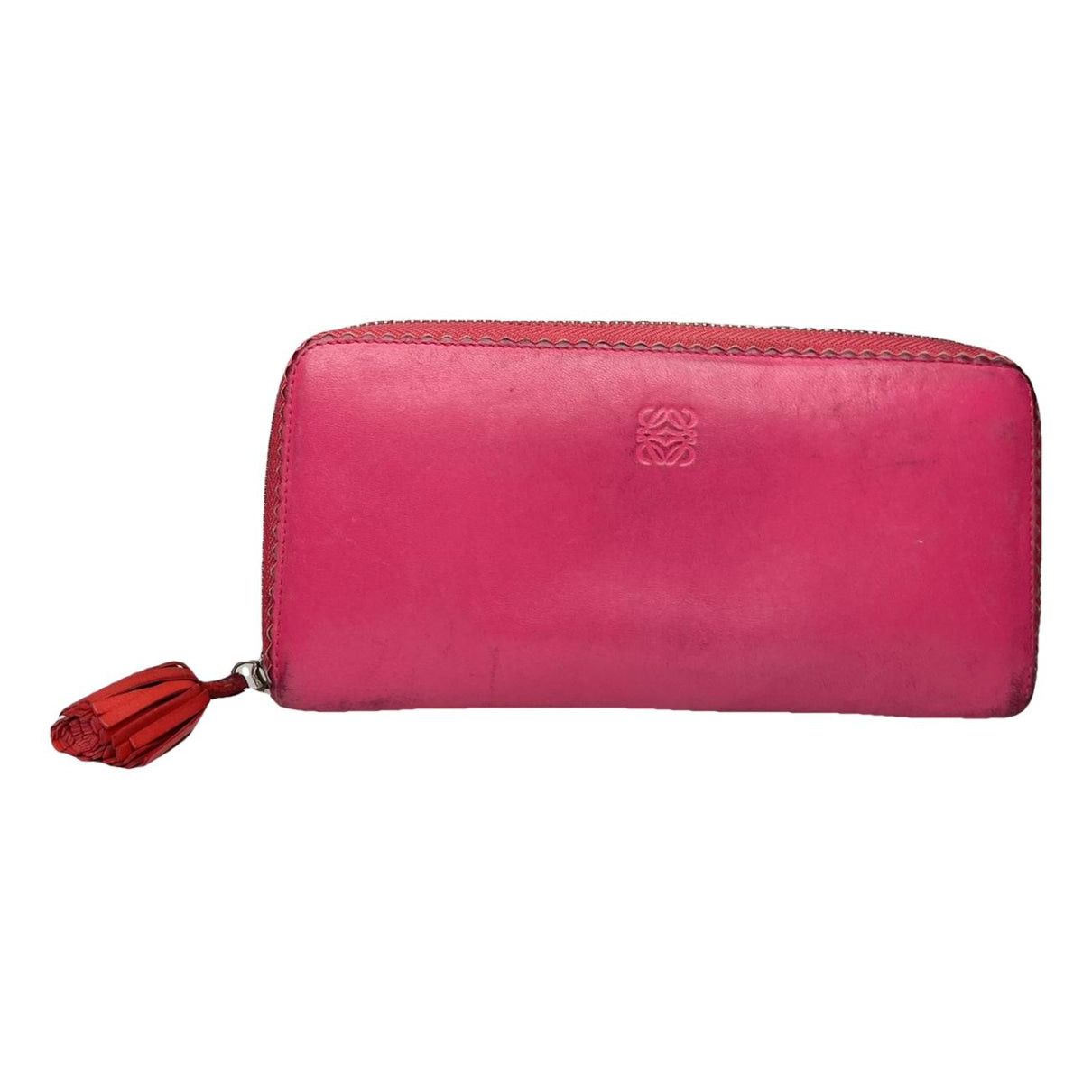 Loewe Purple Leather Wallet Size ONE SIZE - 1 Thumbnail