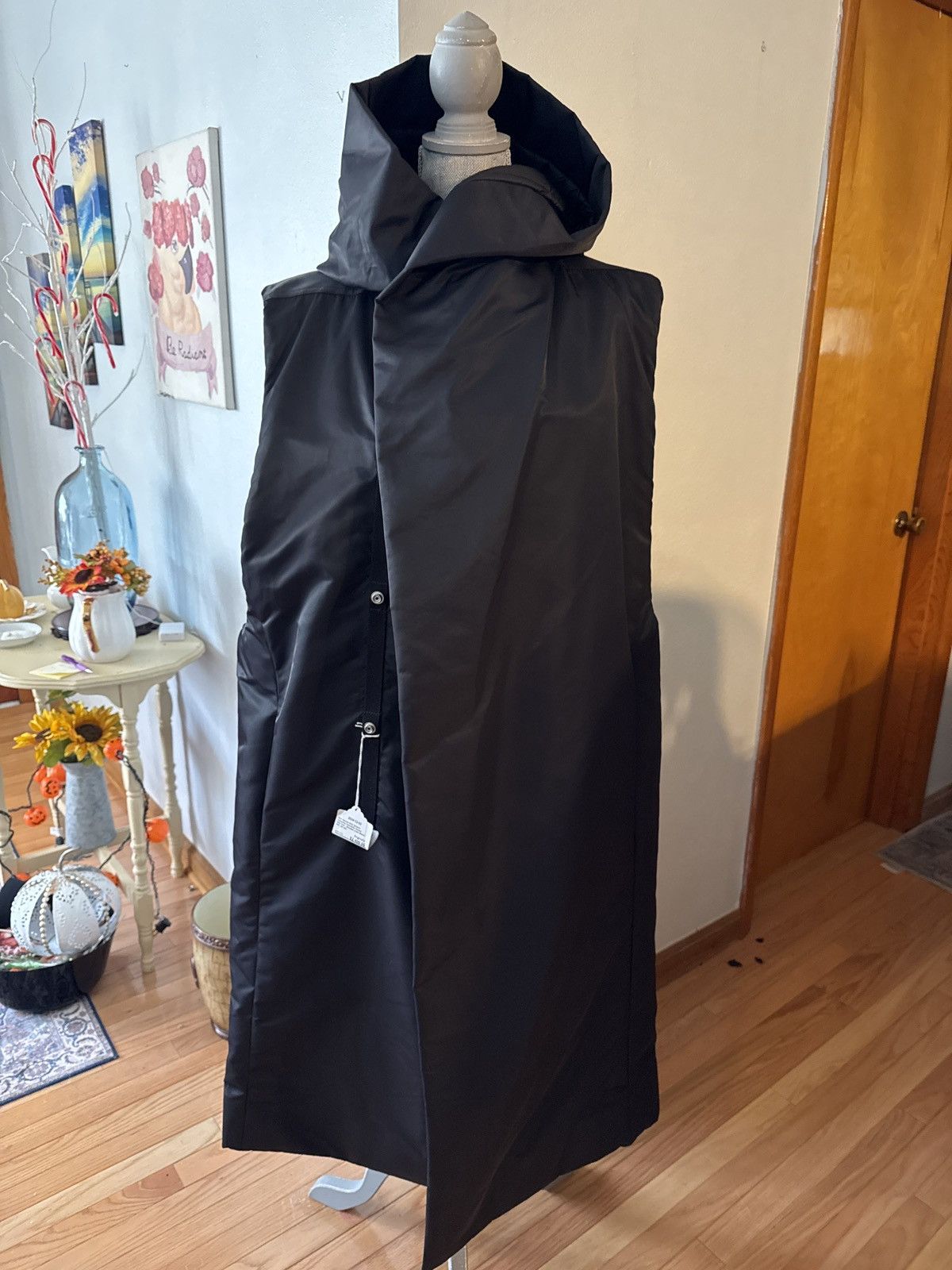Rick Owens RICK OWENS MEN RR02C7921 BR HOODED LINER COAT BLACK Size US M / EU 48-50 / 2 - 1 Thumbnail