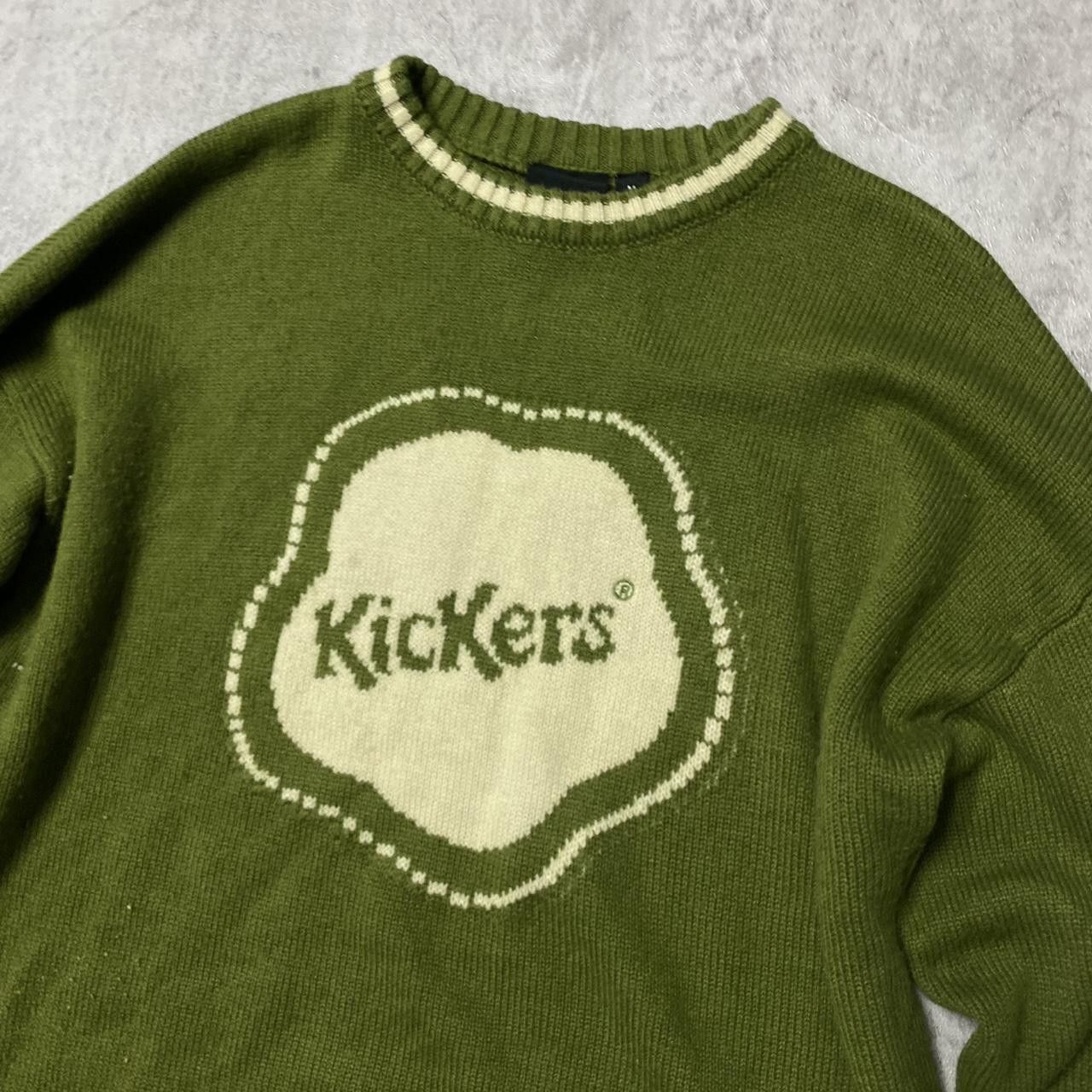Kickers Green and cream Kickers knit sweater knit #winterknit Size US M / EU 48-50 / 2 - 2 Thumbnail