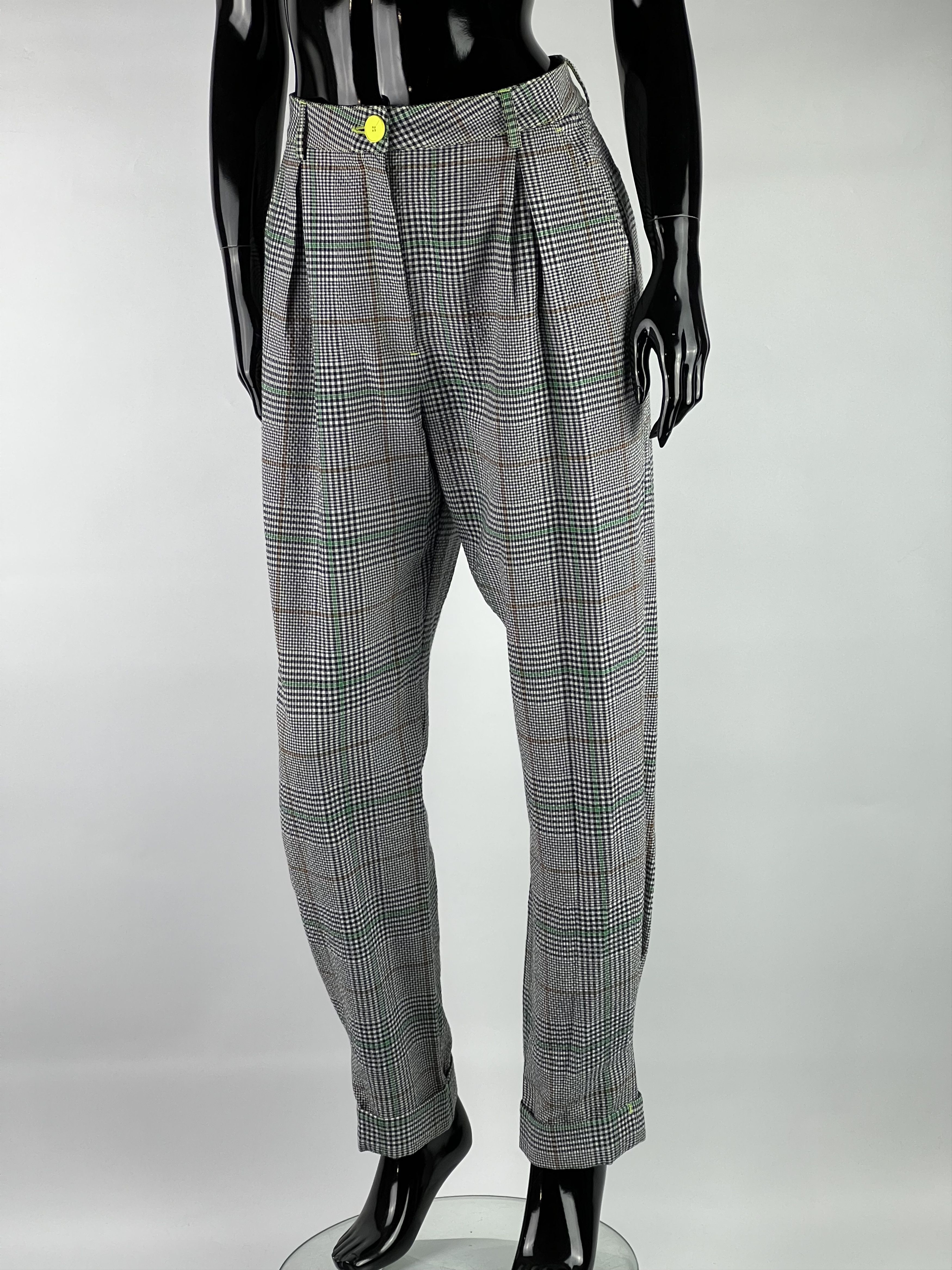 Essentiel Antwerp Essentiel Antwerp Check Pants Size EU38 US6 UK10 Size 28" / US 6 / IT 42 - 1 Thumbnail